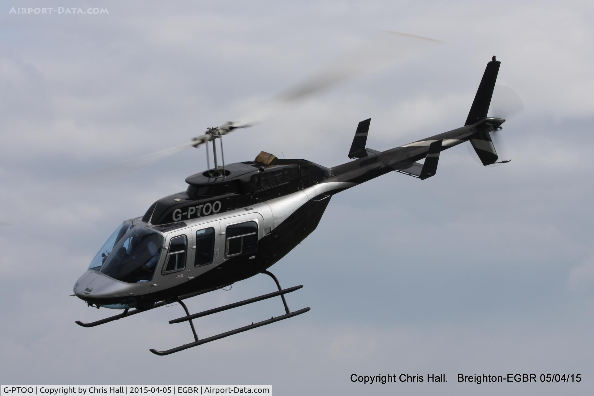 G-PTOO, 1995 Bell 206L-4 LongRanger IV LongRanger C/N 52132, at the Easter Homebuilt Aircraft Fly-in