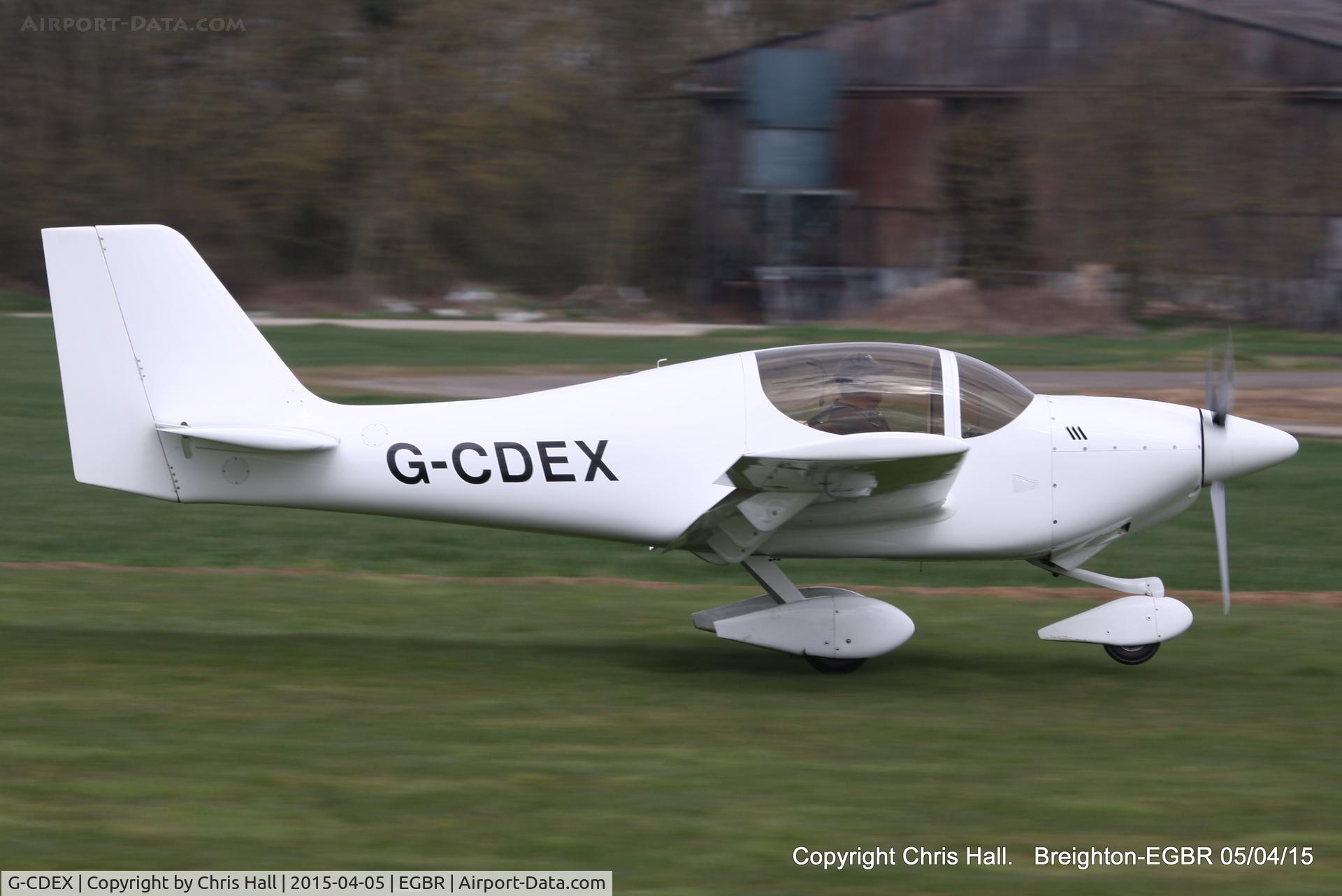 G-CDEX, 2004 Europa Tri Gear C/N PFA 247-12507, at the Easter Homebuilt Aircraft Fly-in