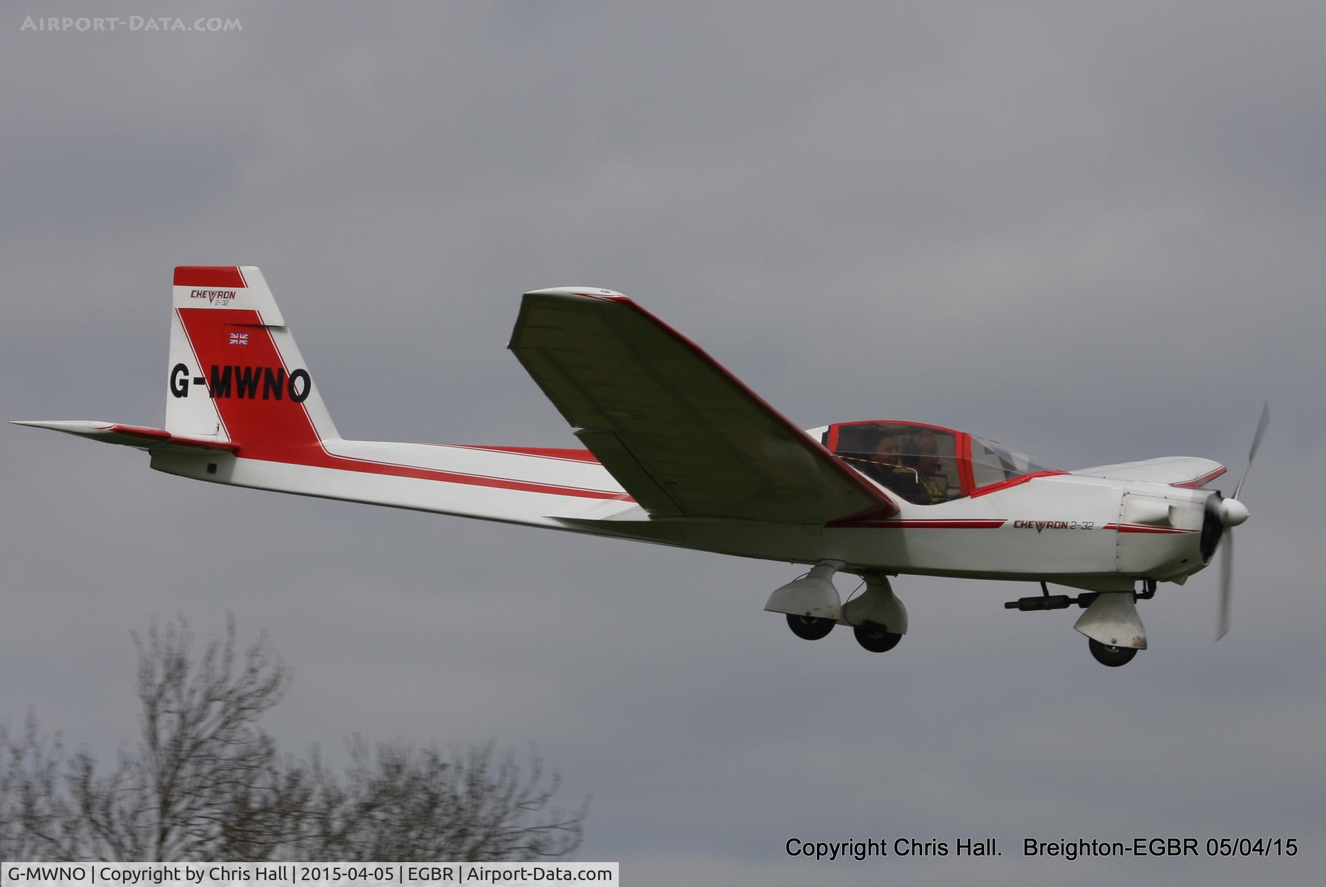 G-MWNO, 1990 AMF Chevvron 2-32C C/N 025, at the Easter Homebuilt Aircraft Fly-in