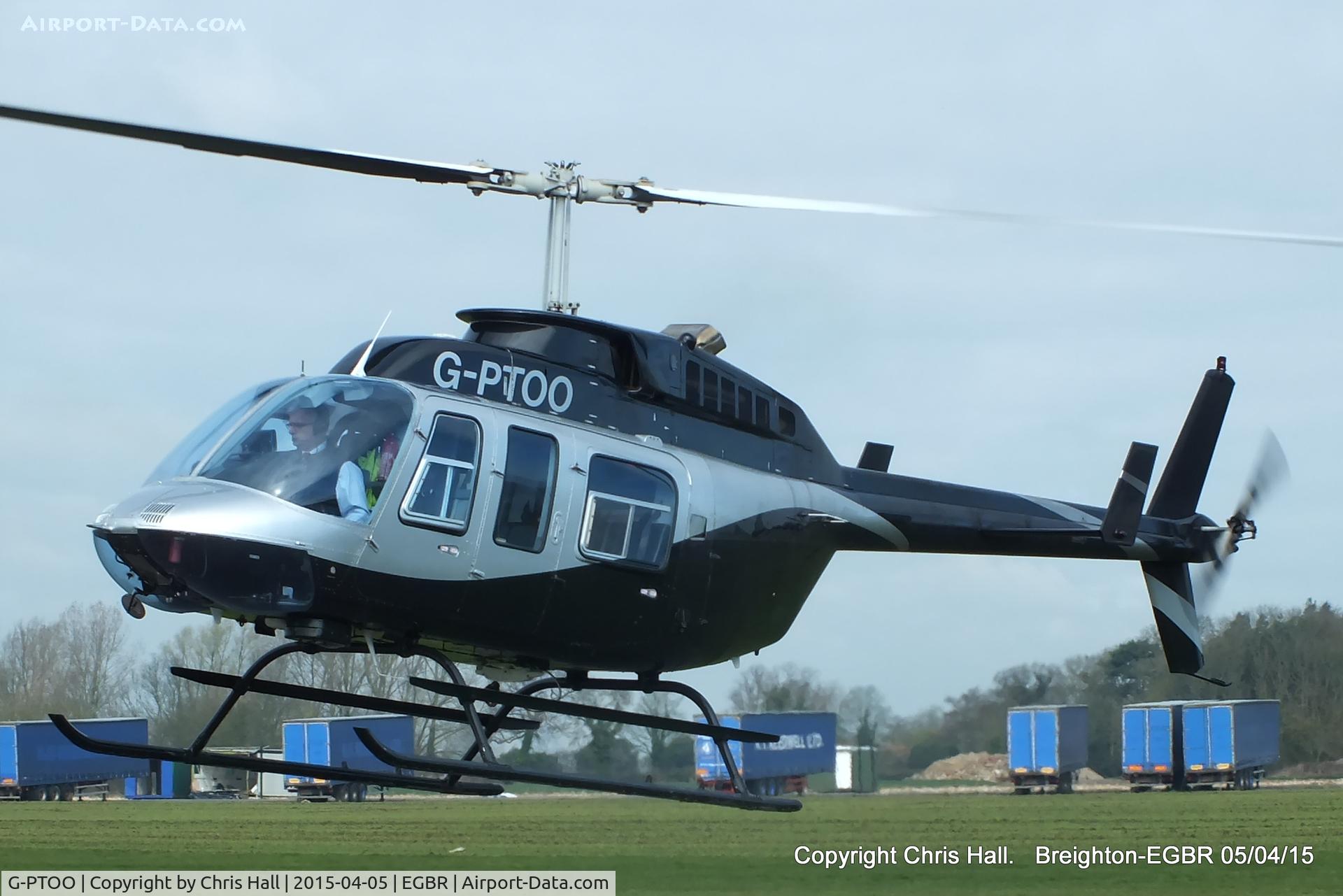 G-PTOO, 1995 Bell 206L-4 LongRanger IV LongRanger C/N 52132, at the Easter Homebuilt Aircraft Fly-in