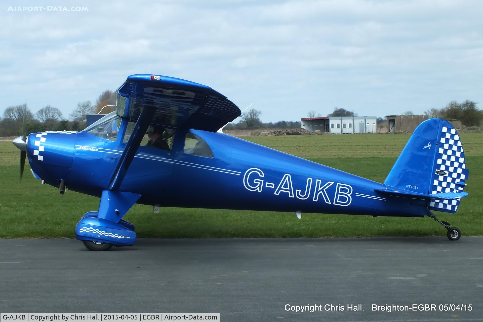 G-AJKB, 1946 Luscombe 8E Silvaire C/N 3058, at the Easter Homebuilt Aircraft Fly-in