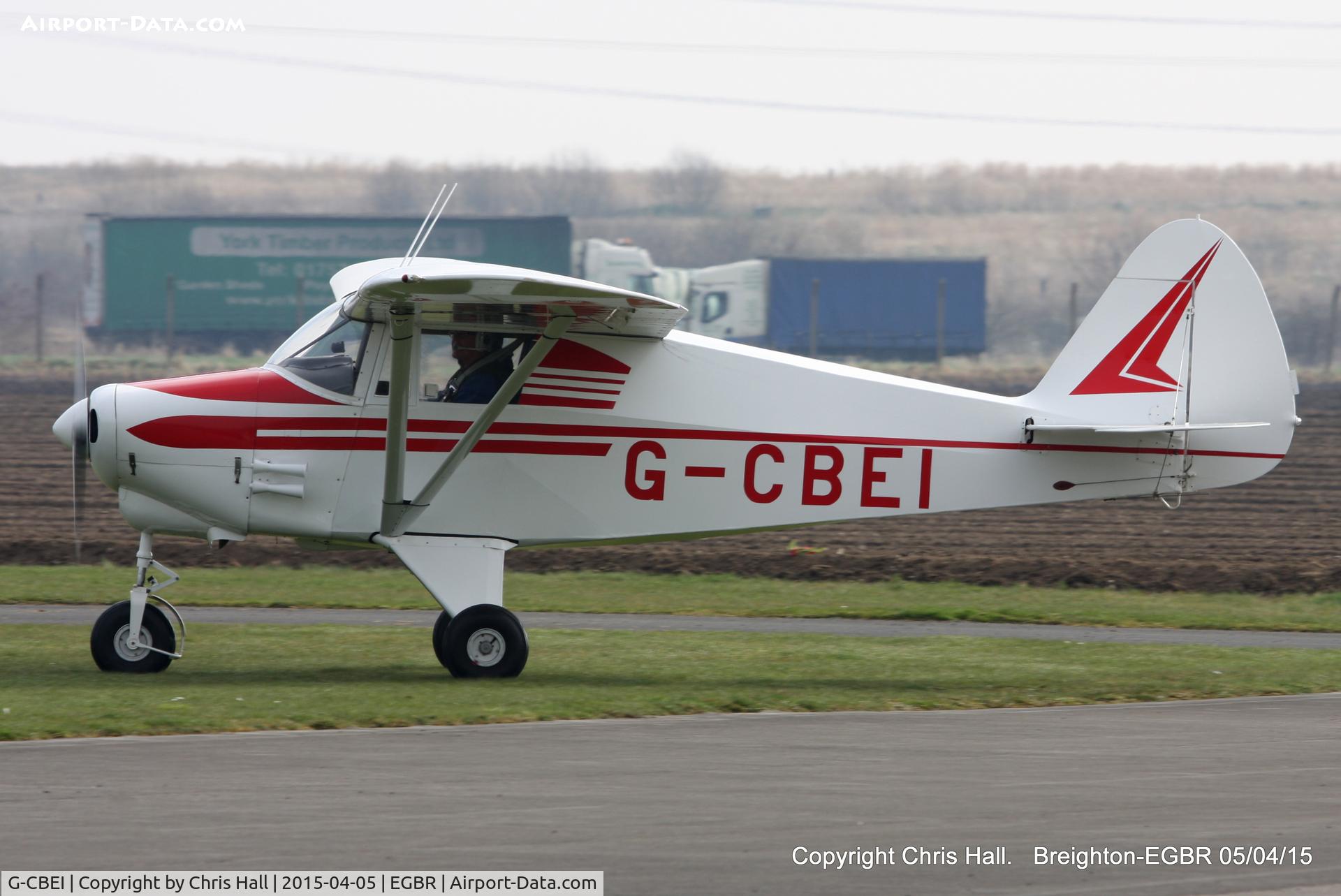 G-CBEI, 1961 Piper PA-22-108 Colt Colt C/N 22-9136, at the Easter Homebuilt Aircraft Fly-in