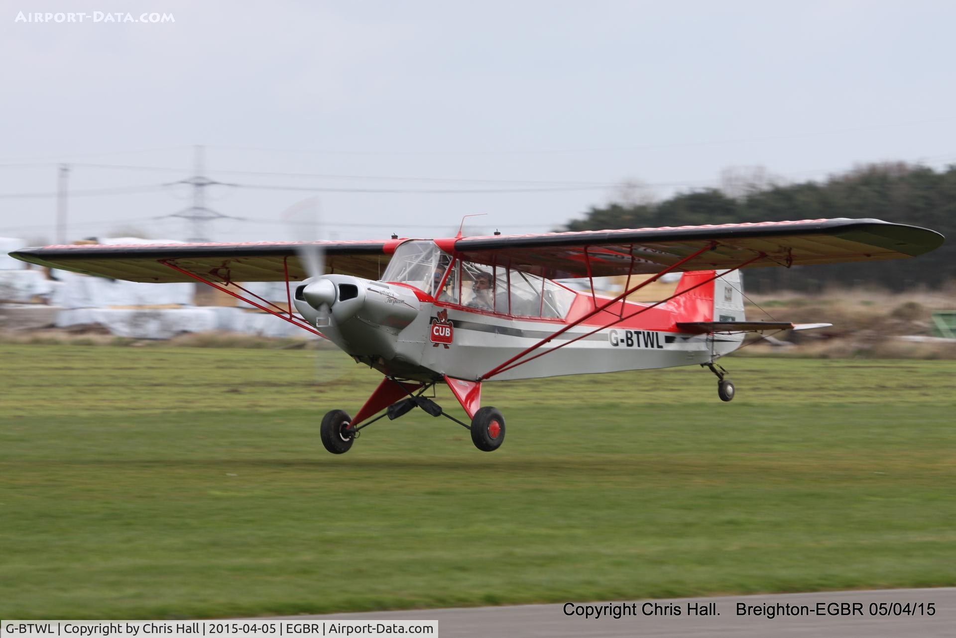 G-BTWL, 1992 Wag-Aero Sport Trainer C/N PFA 108-10893, at the Easter Homebuilt Aircraft Fly-in