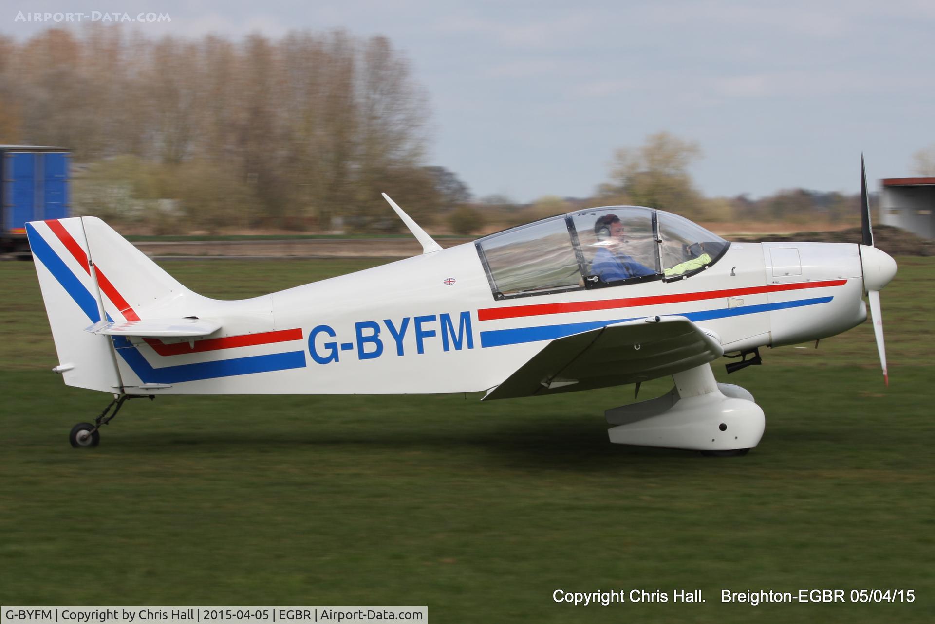 G-BYFM, 2000 Jodel DR-1050 M1 Excellence Replica C/N PFA 304-13237, at the Easter Homebuilt Aircraft Fly-in