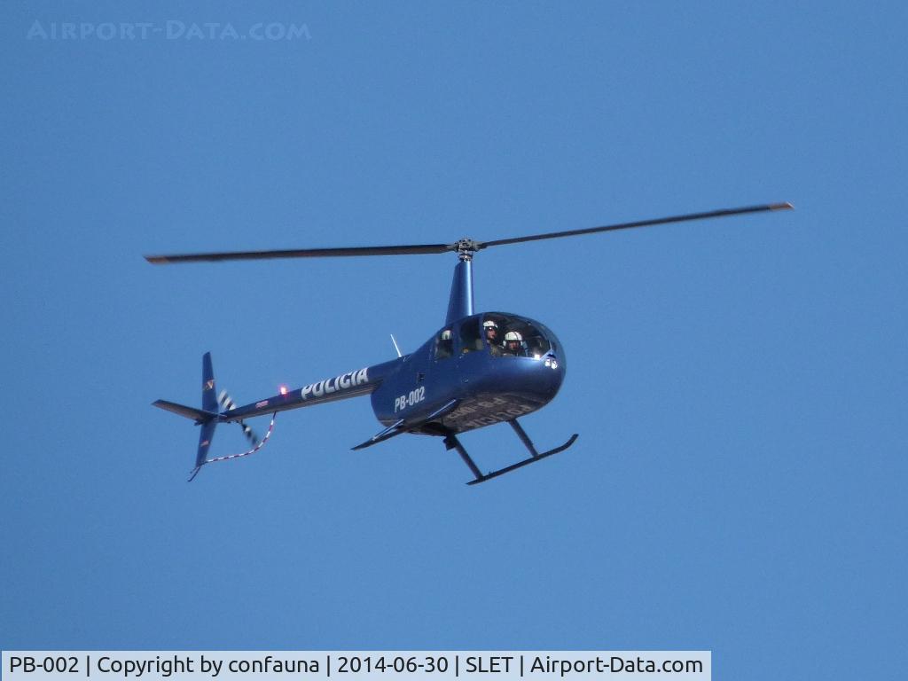 PB-002, Robinson R44 Raven II C/N 13372, Patrolling Santa Cruz city