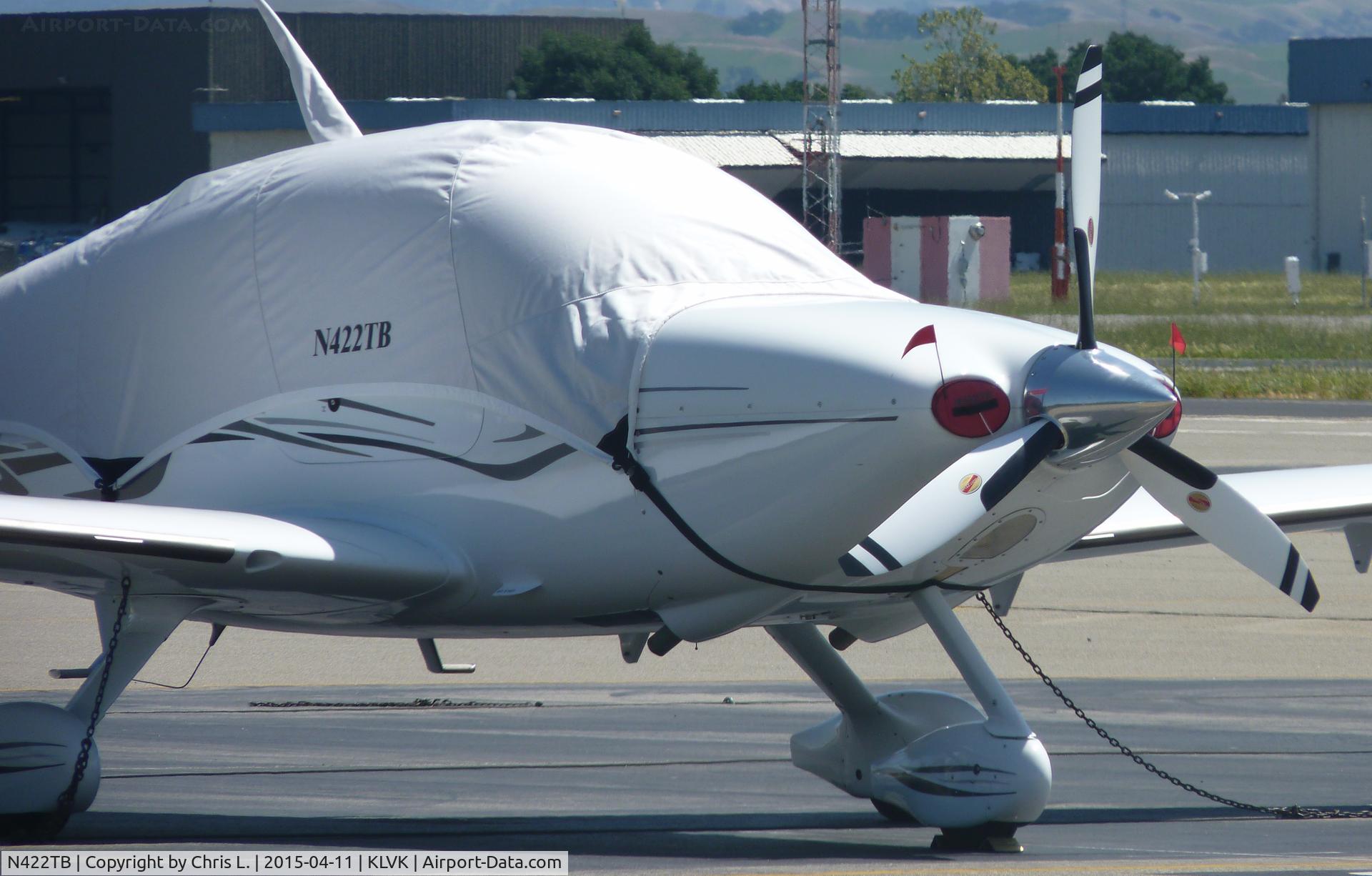 N422TB, 2006 Cirrus SR22 GTS C/N 1888, A 2006 Cirrus SR22 sitting on the transient ramp at Livermore Municipal Airport.