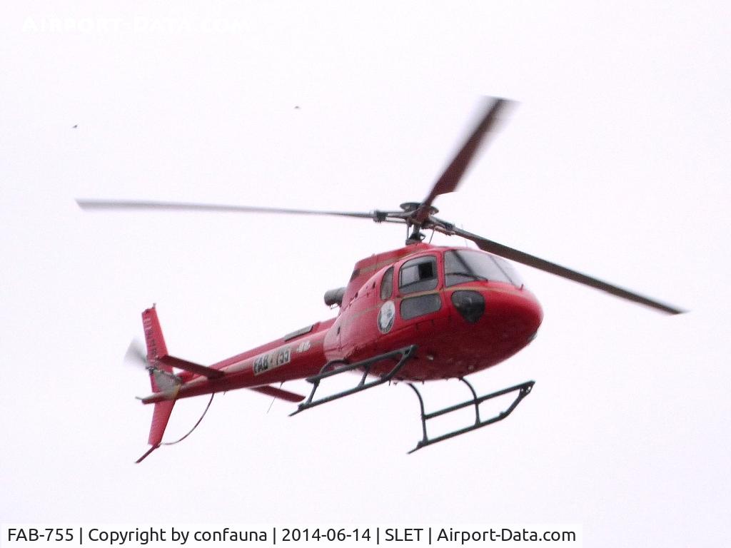 FAB-755, Aerospatiale AS-350B-3 Ecureuil C/N 4683, Patrolling during the G-77 meeting in Santa Cruz