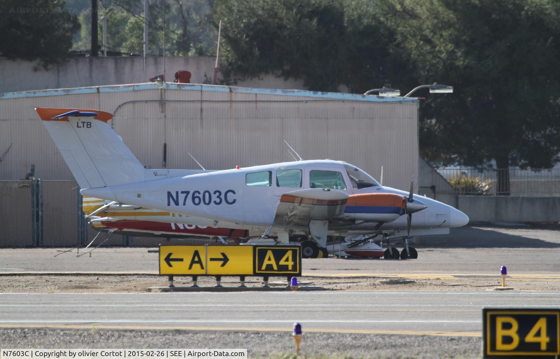 N7603C, 1979 Beech 76 Duchess C/N ME-230, California sun