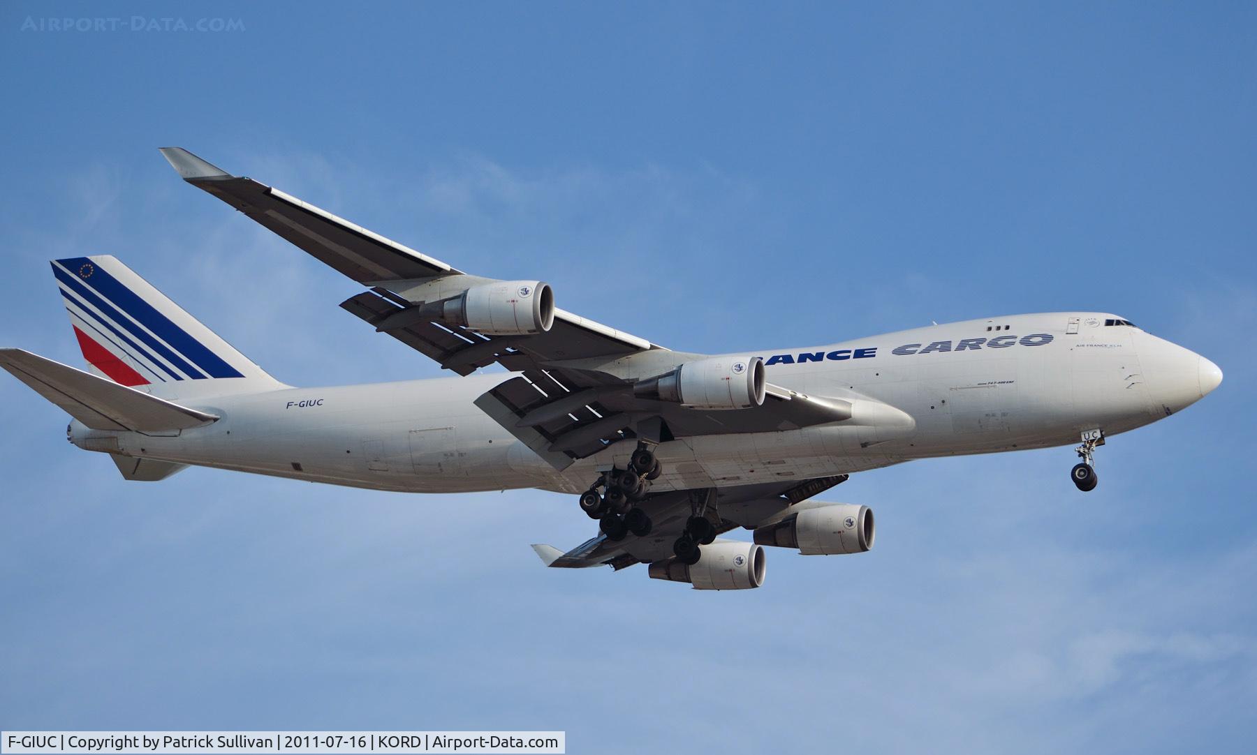 F-GIUC, 2002 Boeing 747-428F/ER/SCD C/N 32867, landing at Chicago O'Hare /KORD