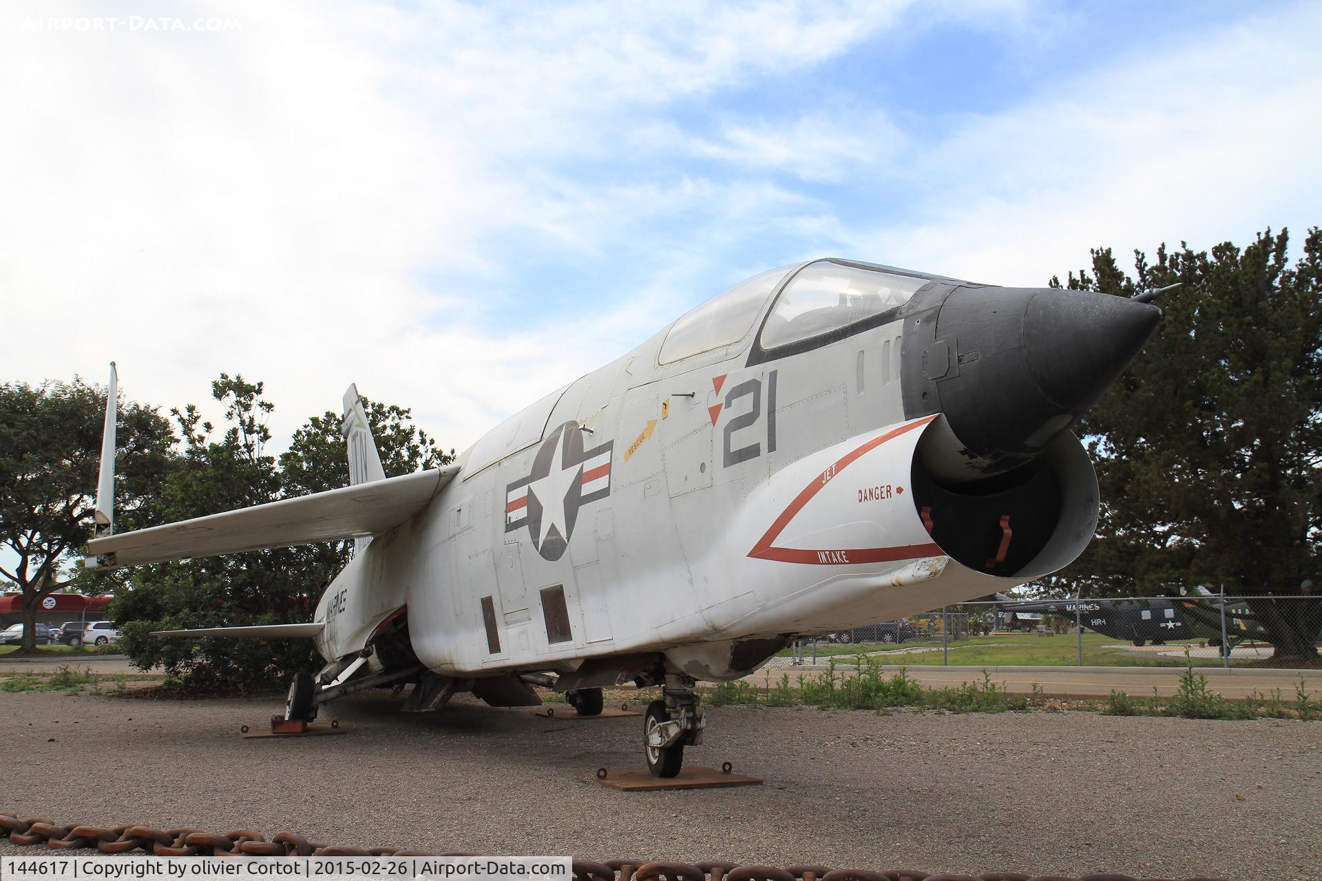 144617, Vought RF-8A Crusader C/N 5533, Miramar museum