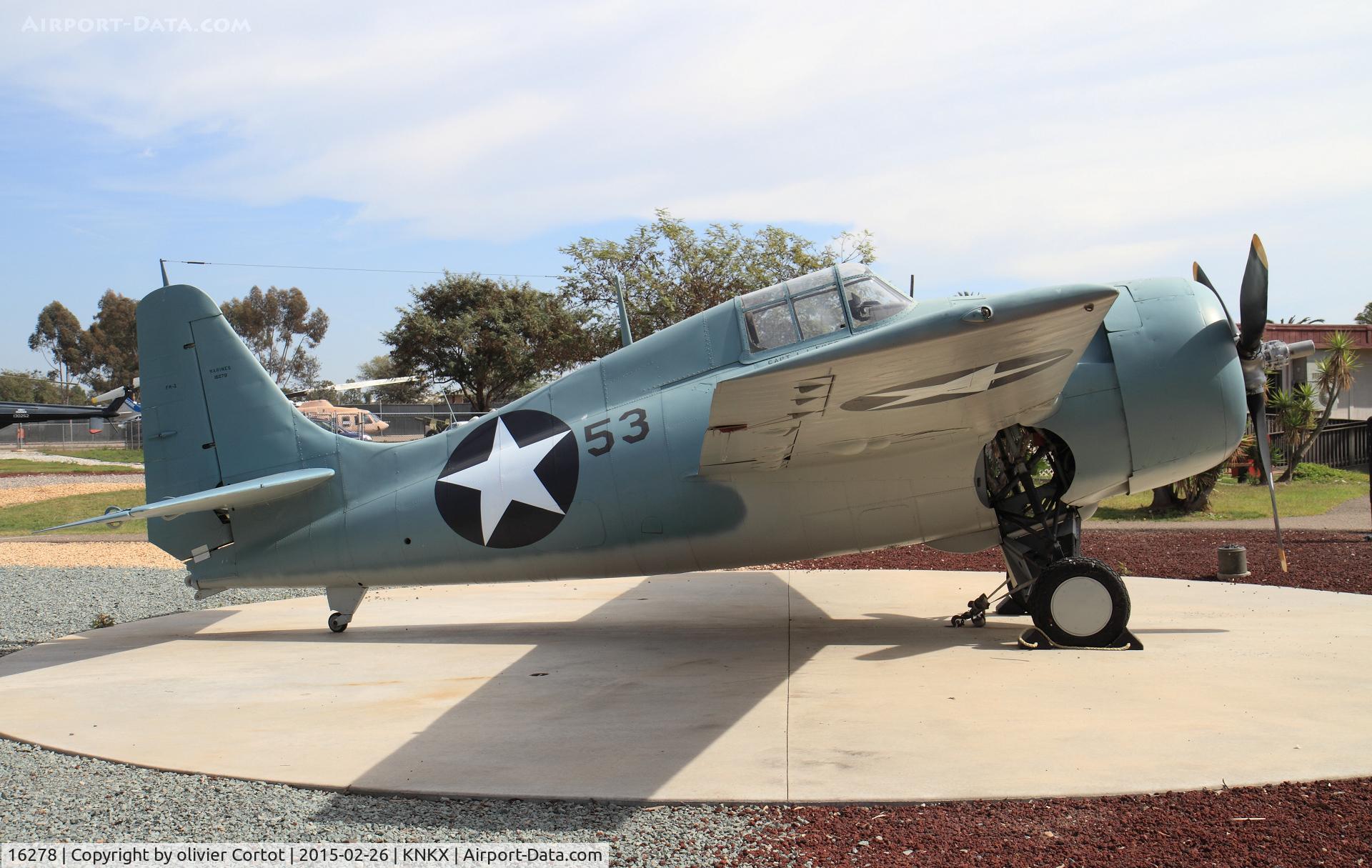 16278, General Motors FM-2 Wildcat C/N 1477, Nas Miramar air museum