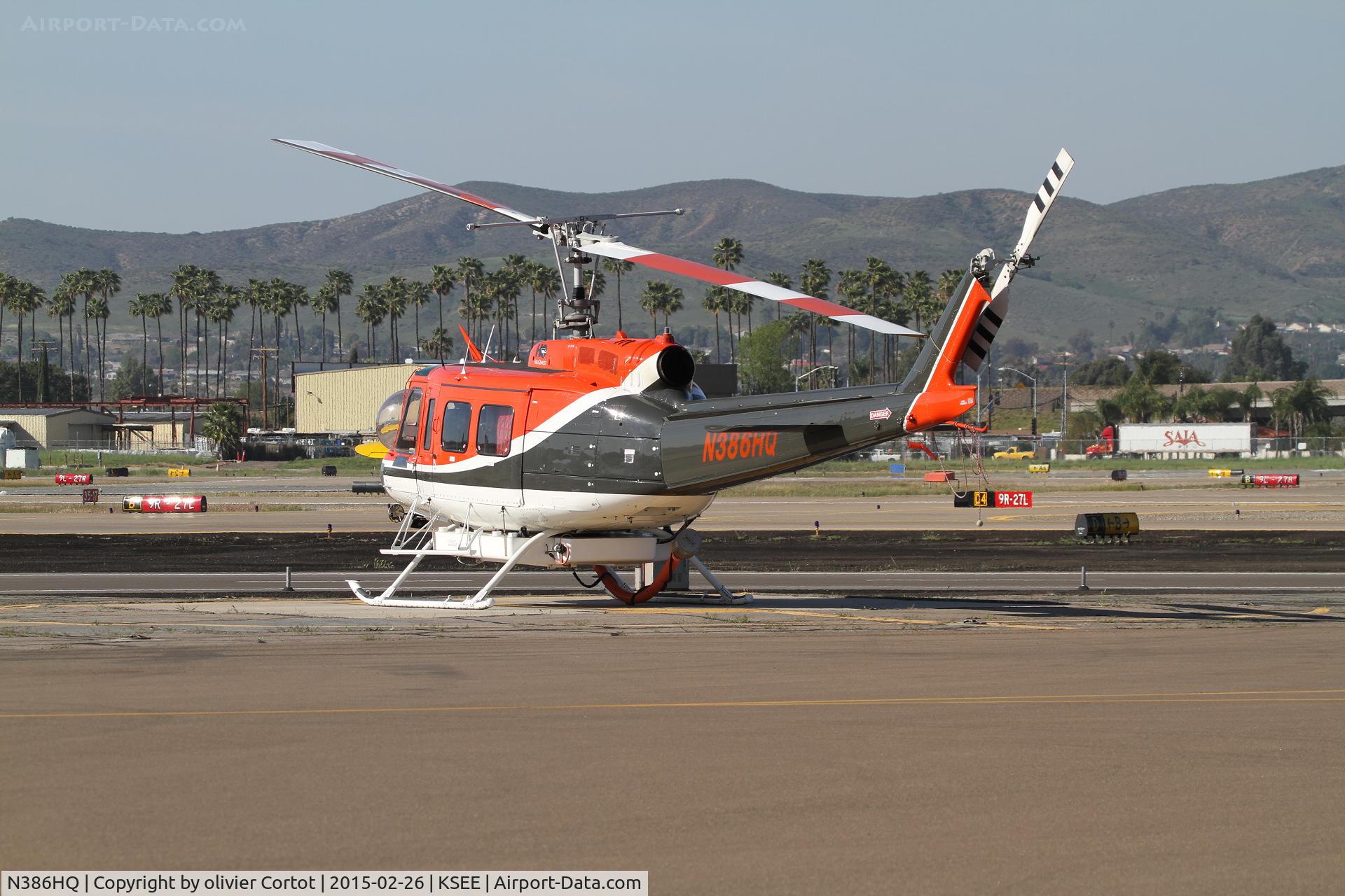 N386HQ, 1971 Bell 205A-1 C/N 30086, fire fighter, gillespie field