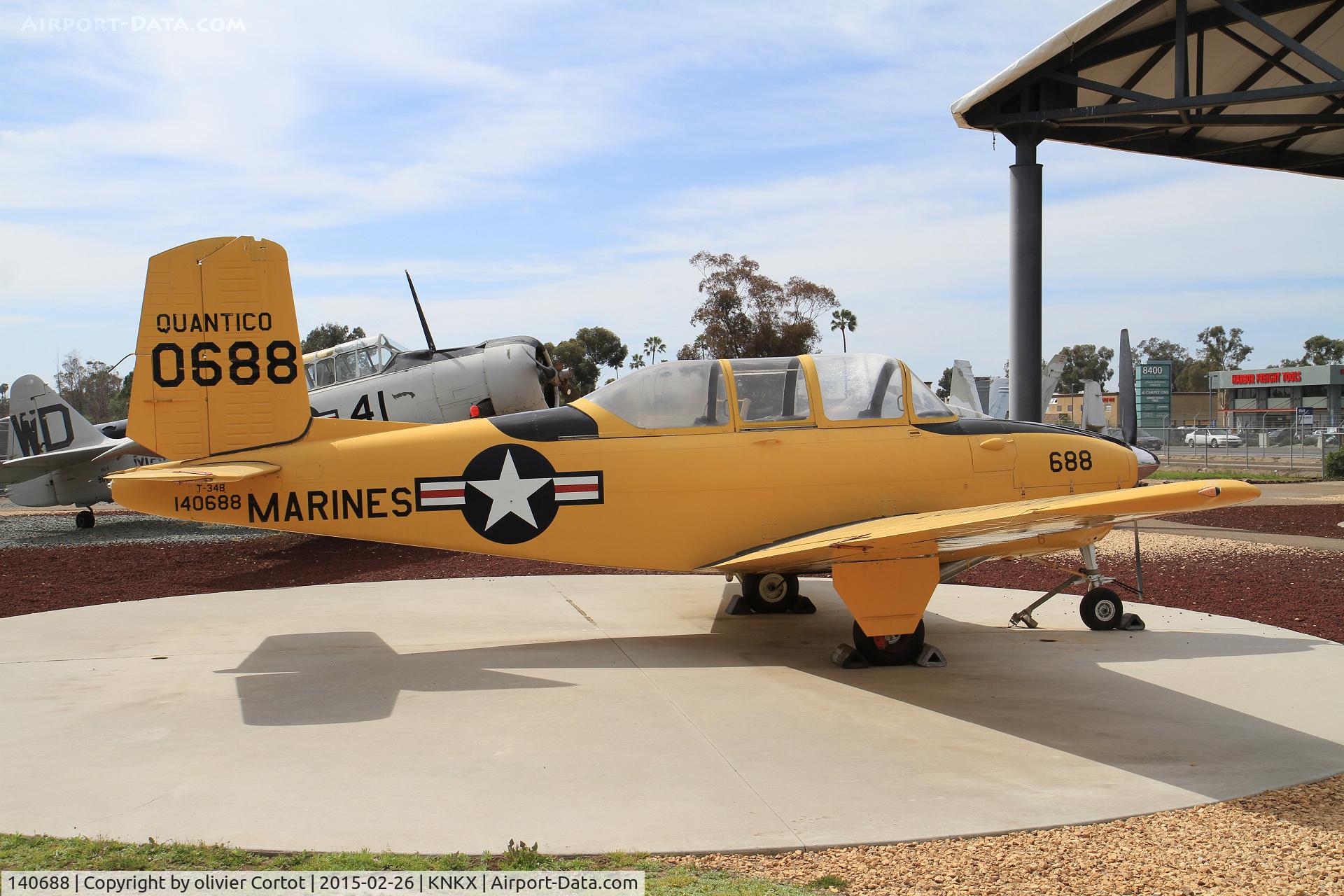 140688, 1955 Beech D-45 (T-34B) Mentor C/N BG-22, Miramar museum