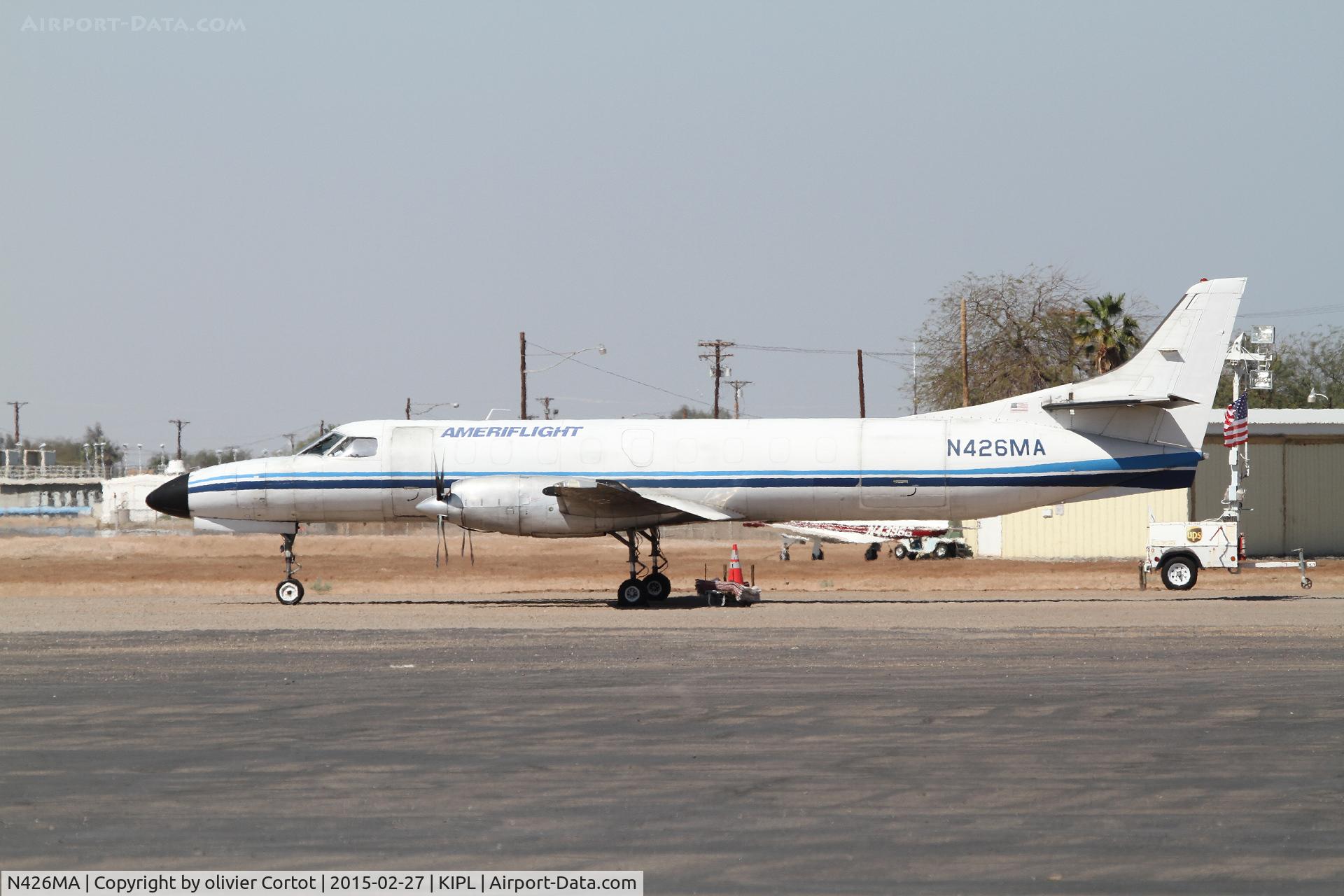 N426MA, 1986 Fairchild SA-227AC Metro III C/N AC-645, Sunny Imperial Valley airport