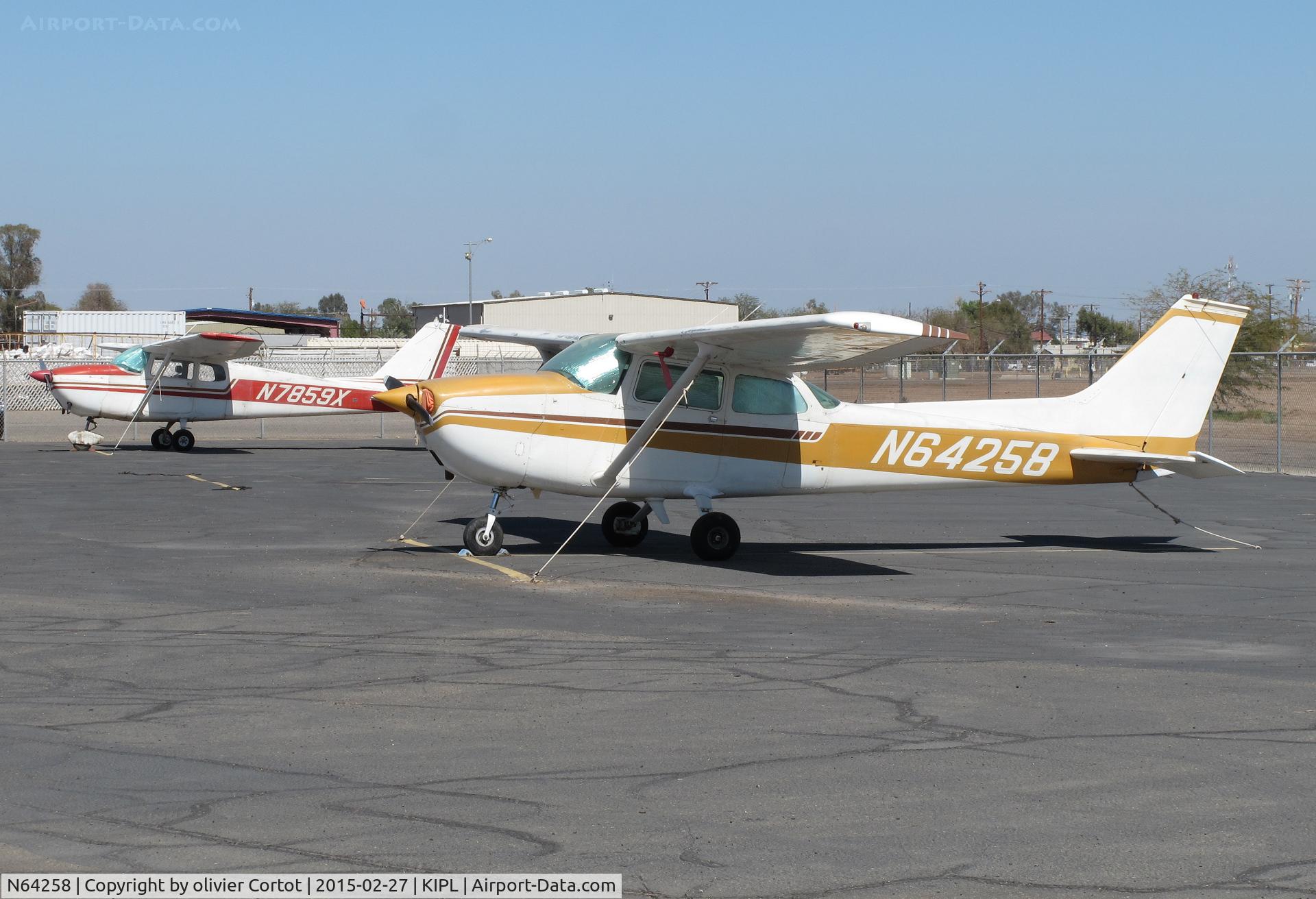 N64258, 1975 Cessna 172M C/N 17265131, Imperial valley