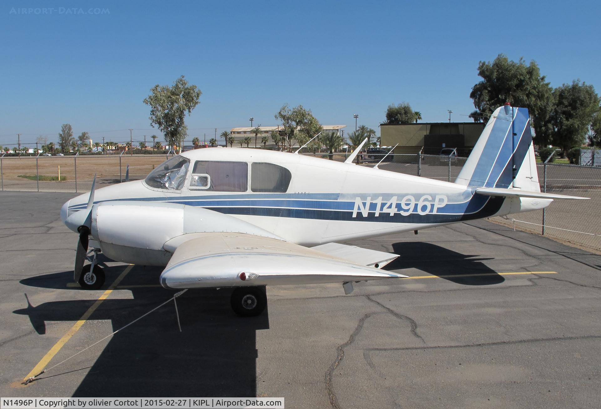 N1496P, 1956 Piper PA-23-150 Apache C/N 23-566, tarmac queen ? IPL