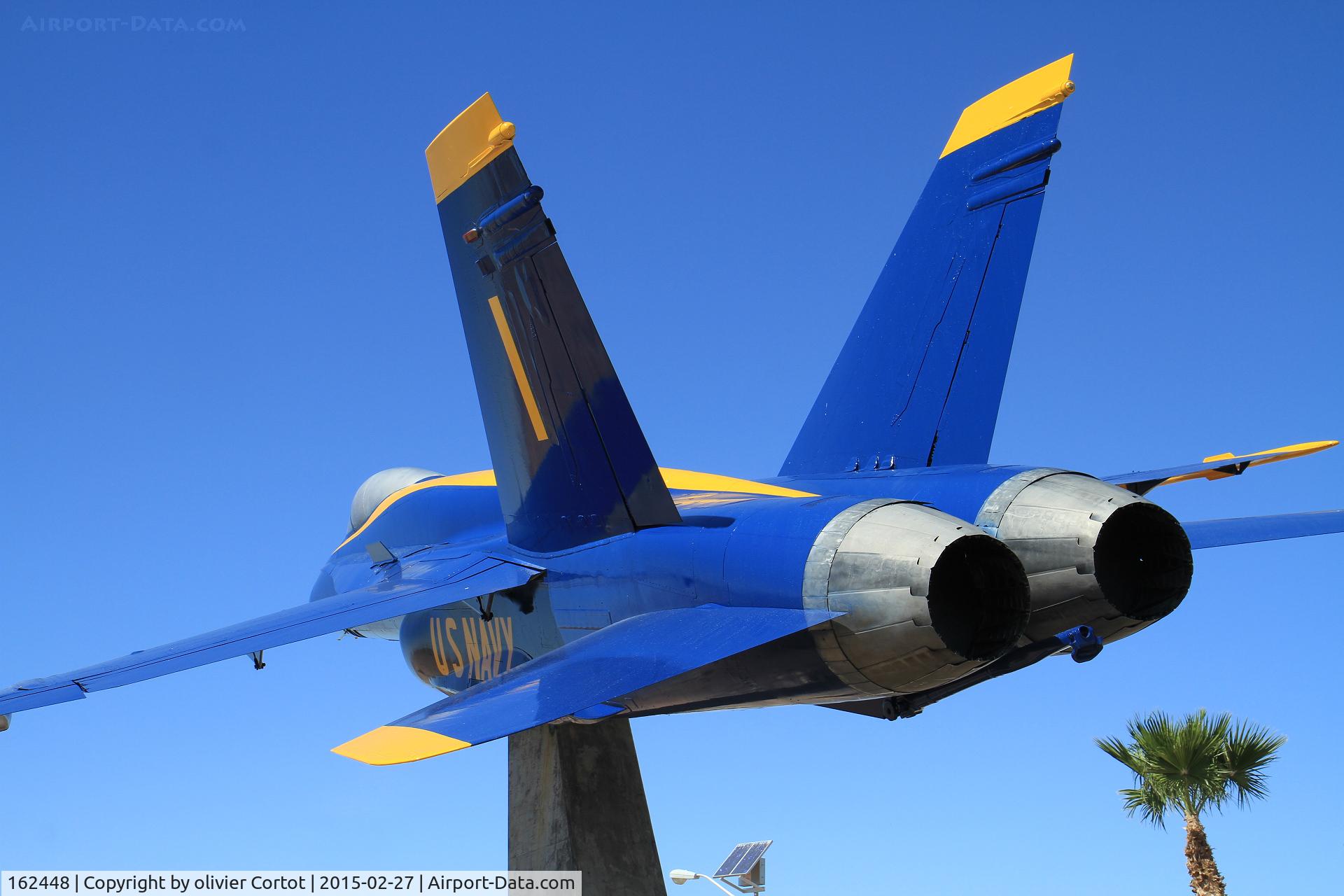 162448, McDonnell Douglas F/A-18A Hornet C/N 297/A242, NAS El centro main gate