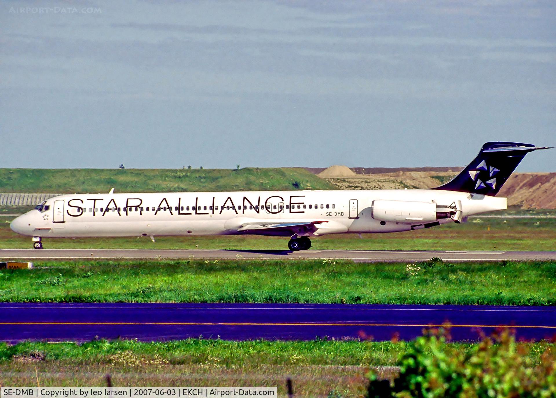 SE-DMB, 1991 McDonnell Douglas MD-81 (DC-9-81) C/N 53314, Copenhagen Kastrup 3.6.07