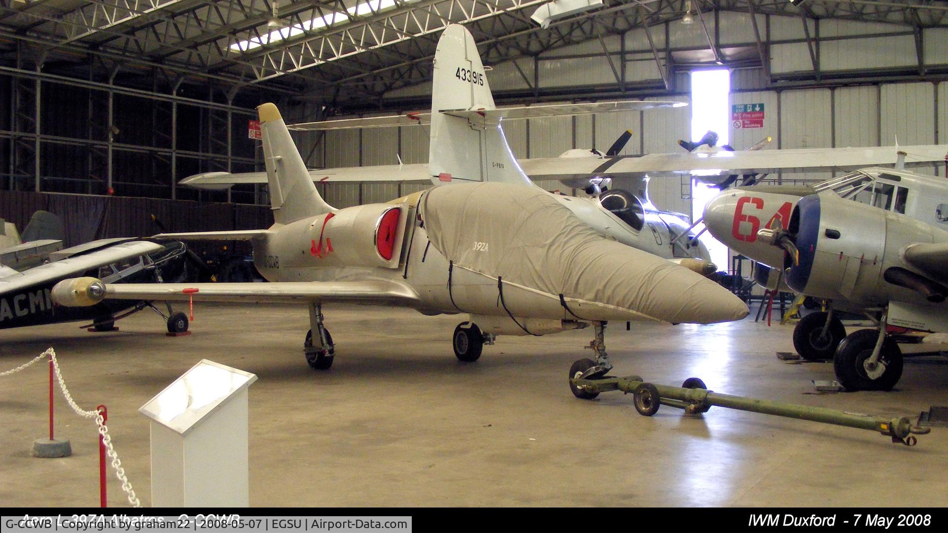 G-CCWB, 1982 Aero L-39ZA Albatros C/N 132036, Seen at Duxford - 7 May 2008