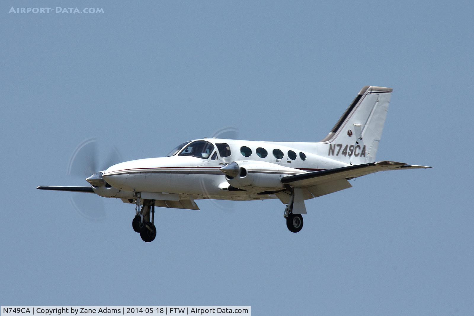 N749CA, Cessna 421C Golden Eagle C/N 421C1239, At Meacham Field - Fort Worth, TX