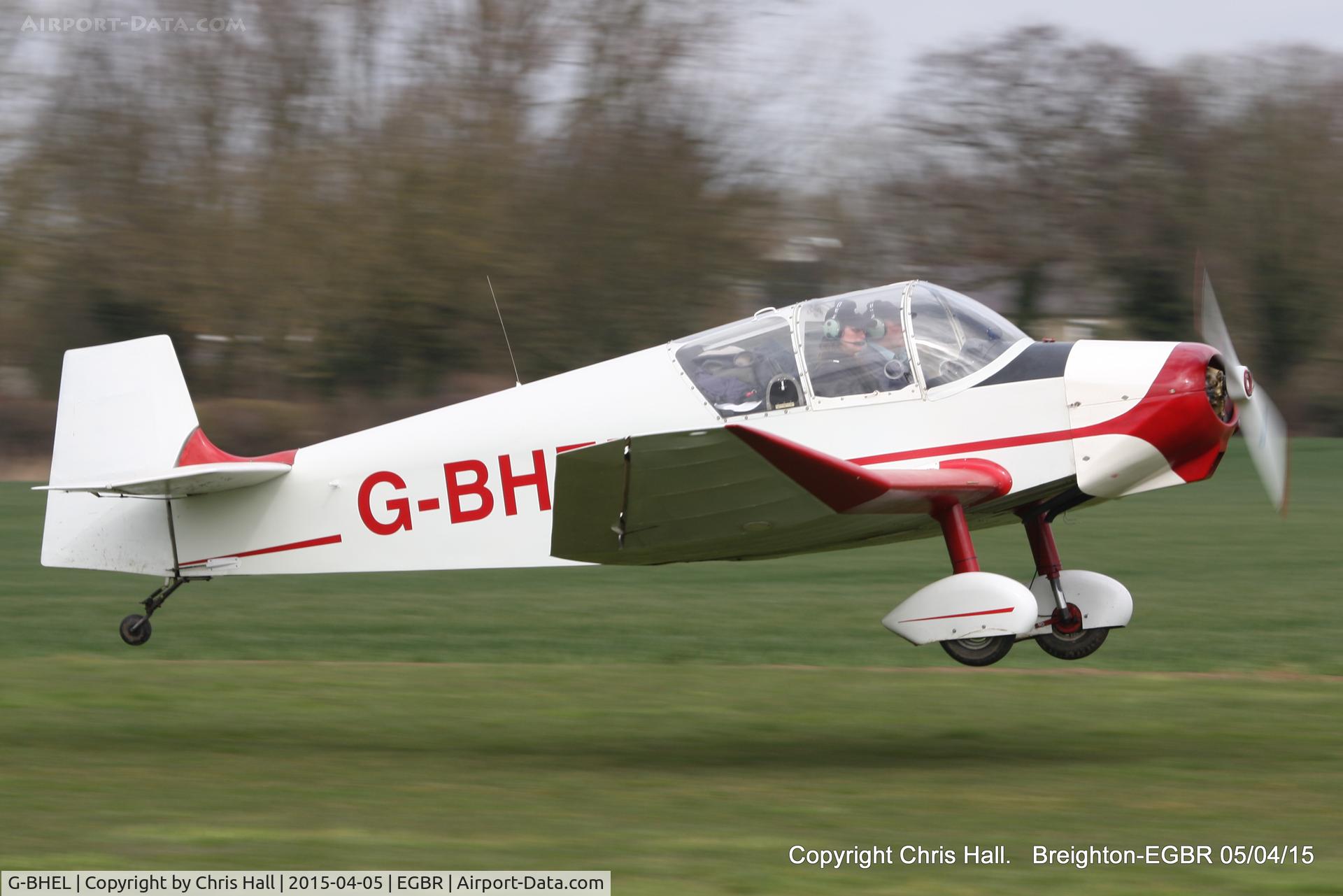 G-BHEL, 1957 SAN Jodel D-117 C/N 735, at the Easter Homebuilt Aircraft Fly-in