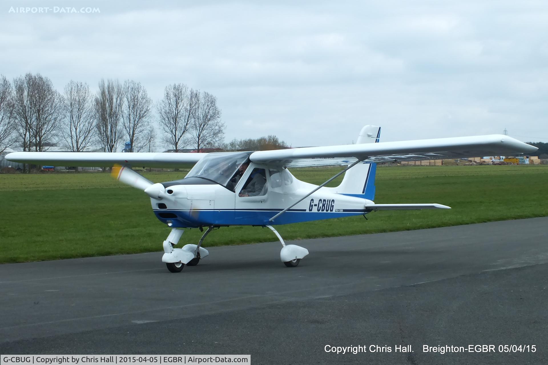G-CBUG, 2002 Tecnam P-92EM Echo C/N PFA 318-13662, at the Easter Homebuilt Aircraft Fly-in