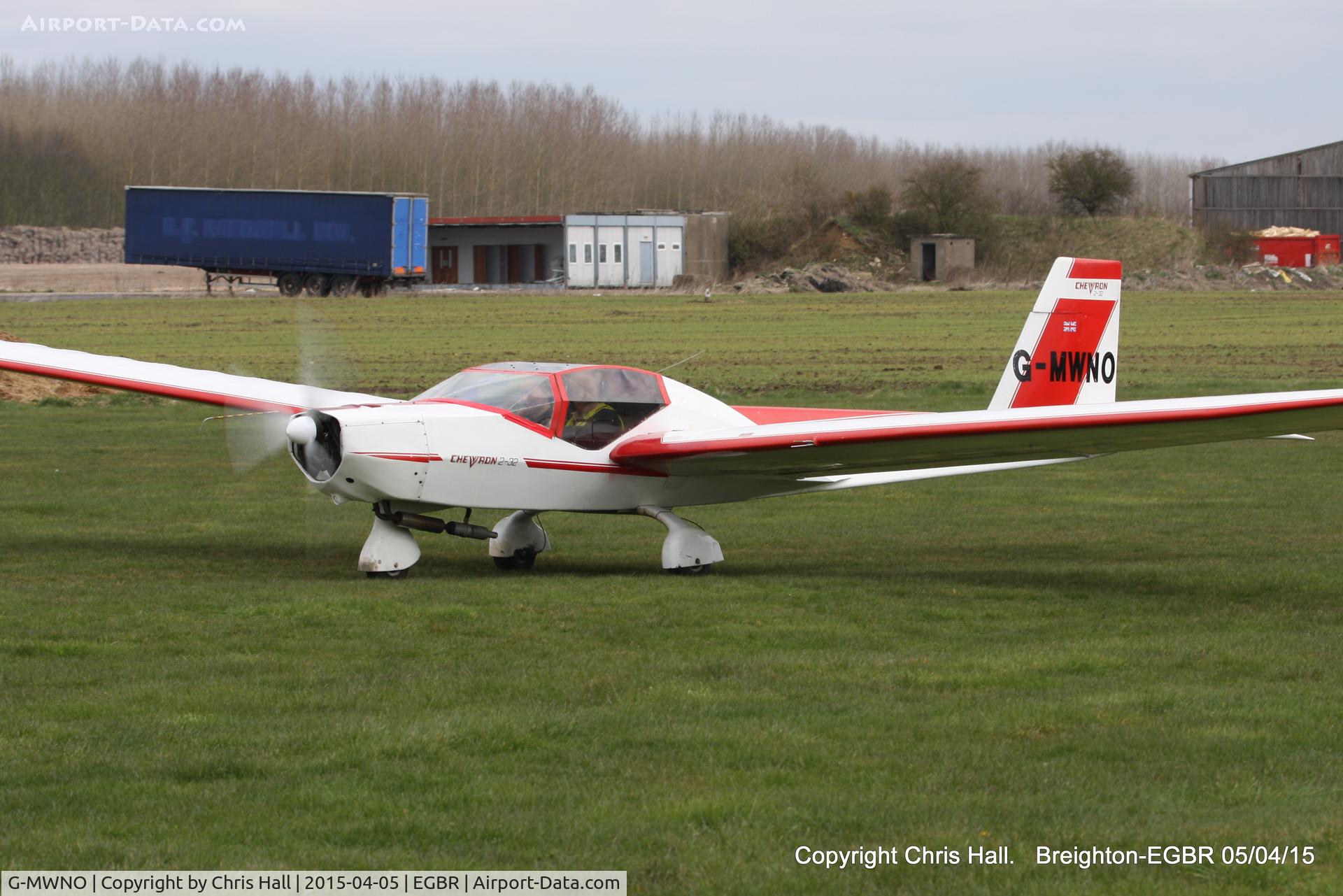 G-MWNO, 1990 AMF Chevvron 2-32C C/N 025, at the Easter Homebuilt Aircraft Fly-in