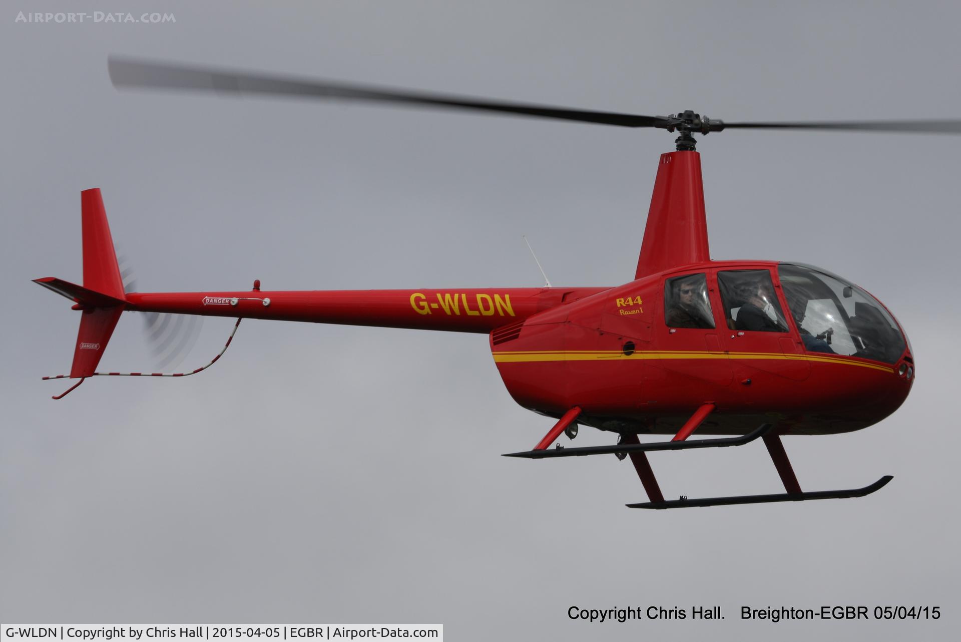 G-WLDN, 2005 Robinson R44 Raven 1 C/N 1507, at the Easter Homebuilt Aircraft Fly-in