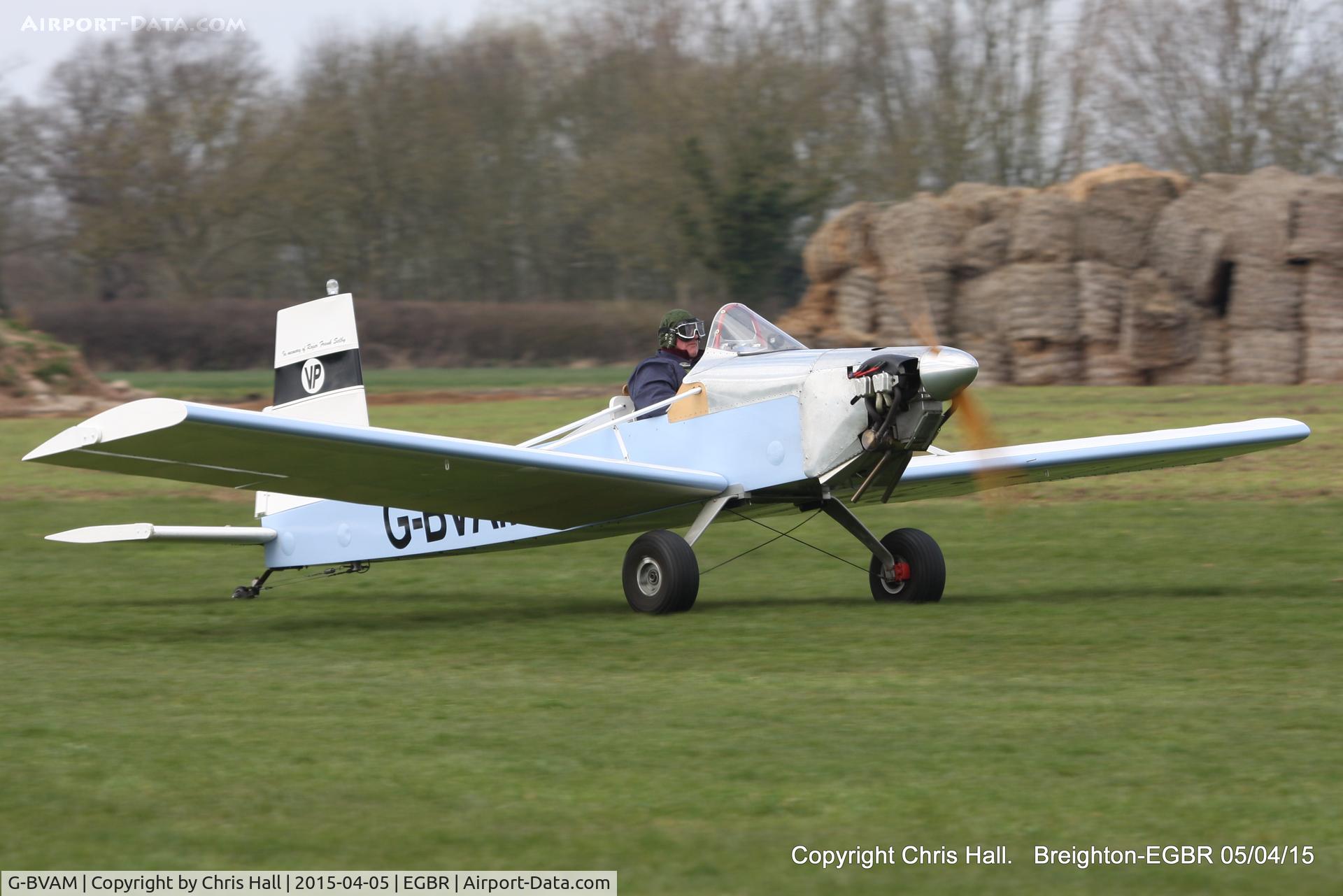 G-BVAM, 1993 Evans VP-1 Volksplane C/N PFA 062-12132, at the Easter Homebuilt Aircraft Fly-in