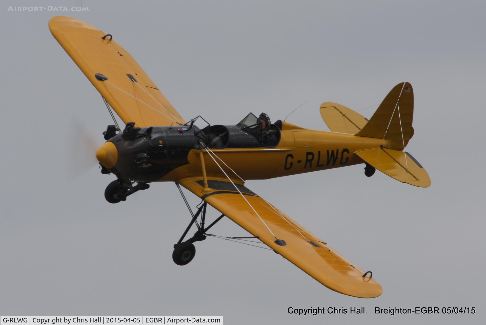 G-RLWG, 1942 Ryan PT-22 Recruit (ST3KR) C/N 1716, at the Easter Homebuilt Aircraft Fly-in