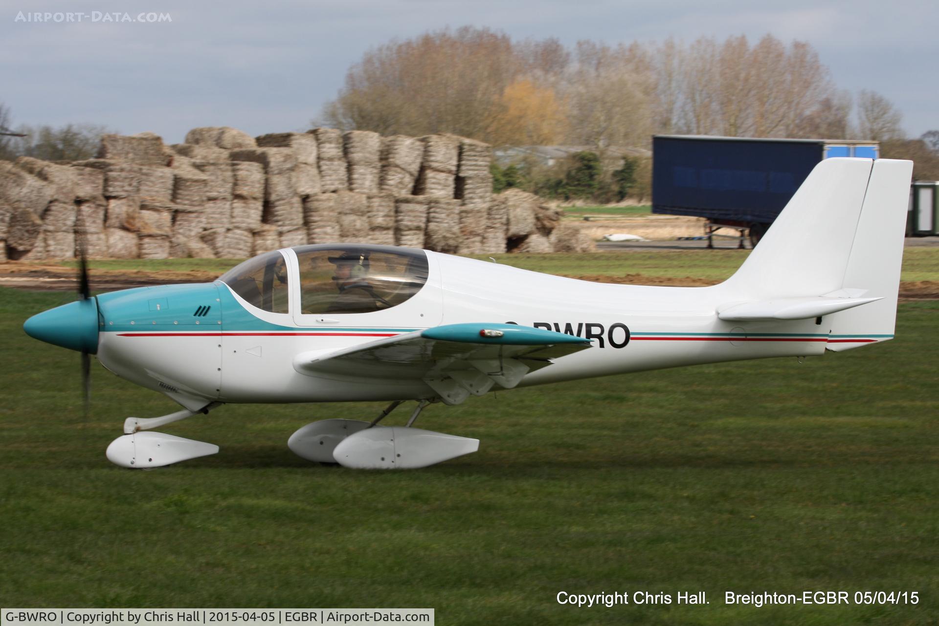 G-BWRO, 1997 Europa Tri-Gear C/N PFA 247-12849, at the Easter Homebuilt Aircraft Fly-in