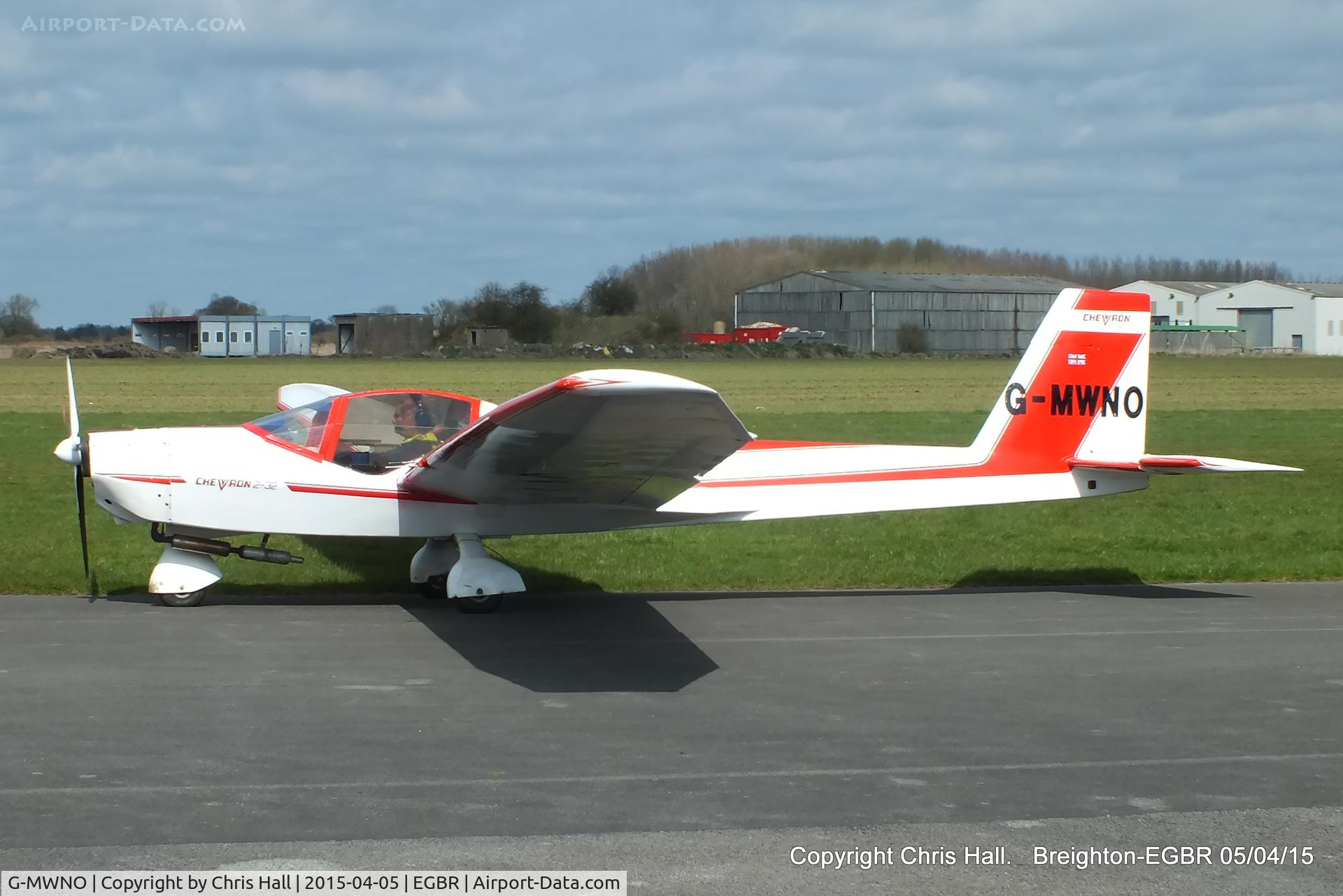 G-MWNO, 1990 AMF Chevvron 2-32C C/N 025, at the Easter Homebuilt Aircraft Fly-in