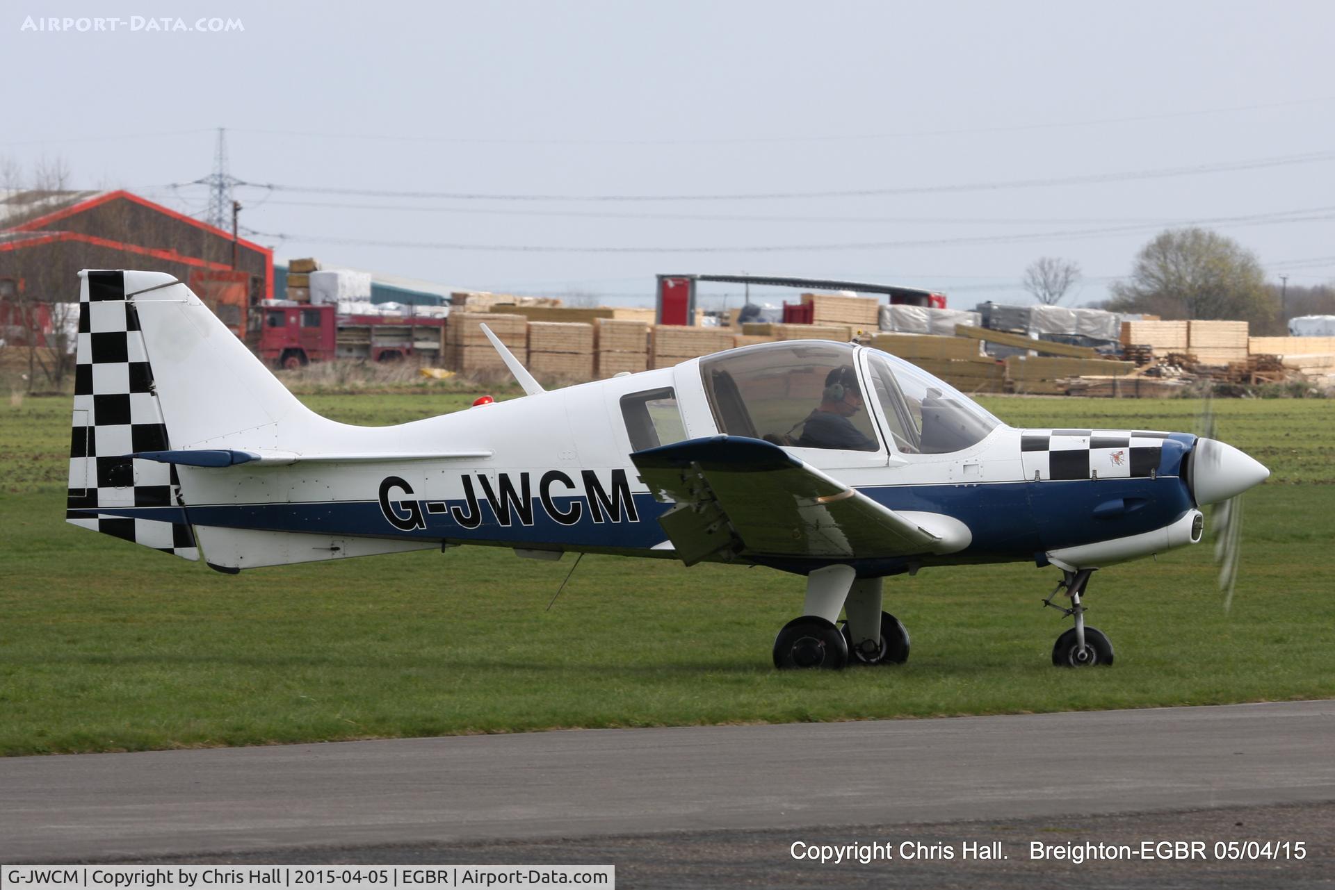 G-JWCM, 1980 Scottish Aviation Bulldog Series 120 Model 1210 C/N BH120/408, at the Easter Homebuilt Aircraft Fly-in