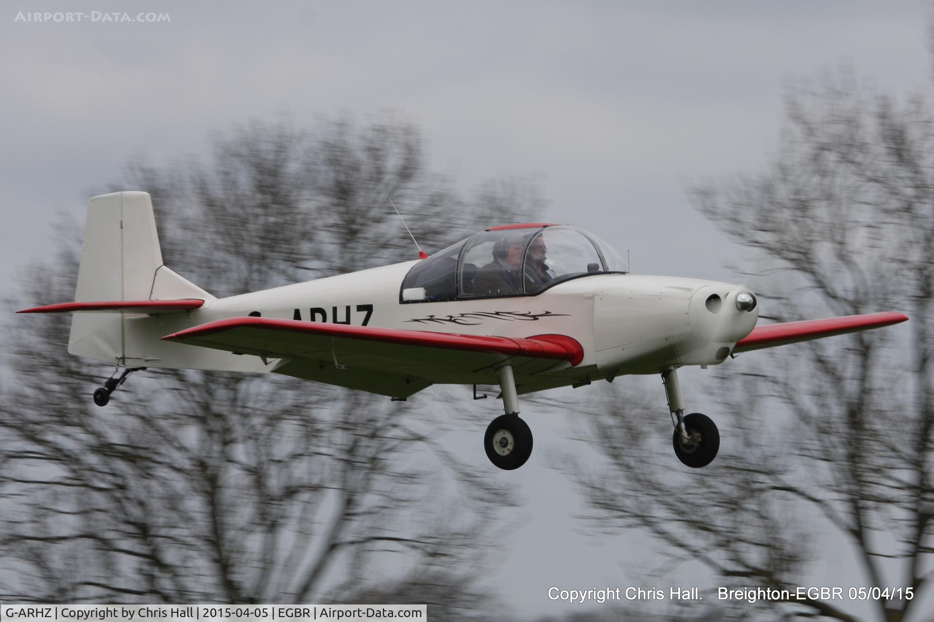 G-ARHZ, 1961 Rollason Druine D-62 Condor C/N PFA 247, at the Easter Homebuilt Aircraft Fly-in