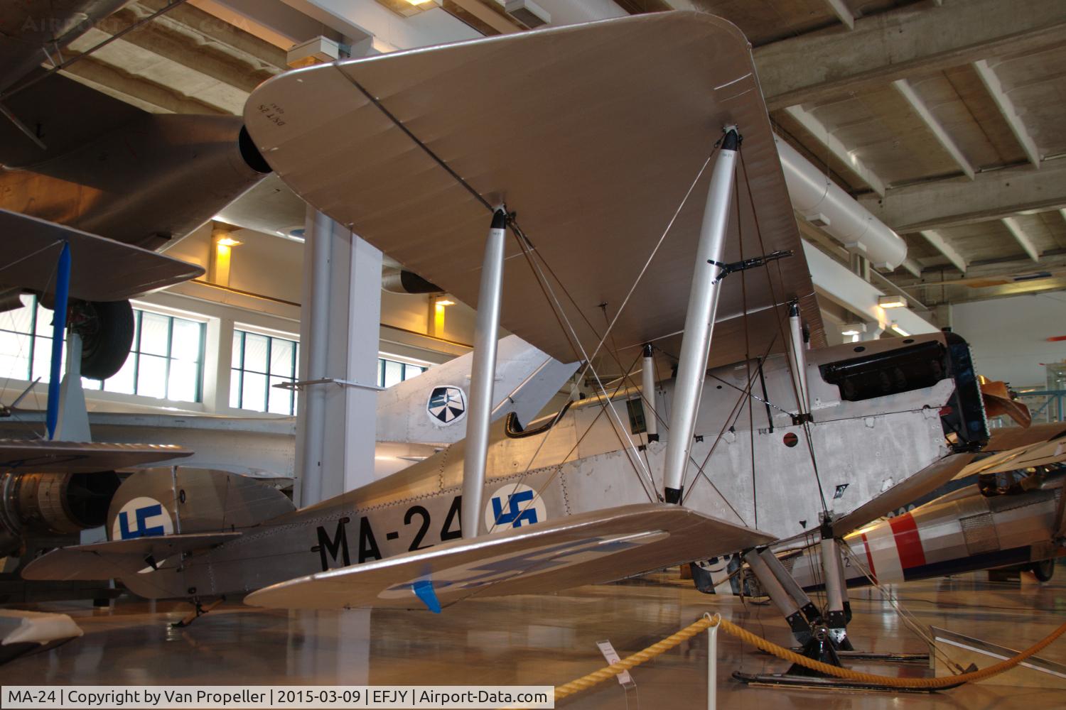 MA-24, Martinsyde F.4 Buzzard C/N D4326, Martinsyde F.4 Buzzard fighter of the Finnish Air Force preserved in the Aviation Museum of Central Finland at Tikkakoski.