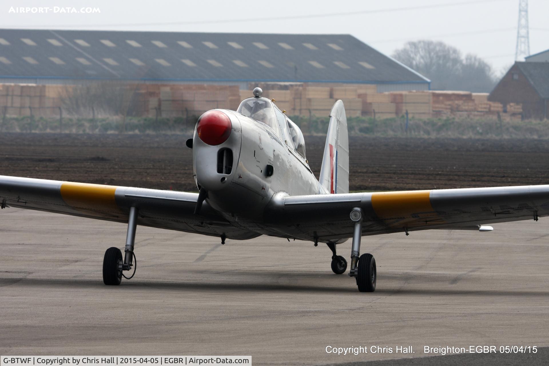 G-BTWF, 1951 De Havilland DHC-1 Chipmunk T.10 C/N C1/0564, at the Easter Homebuilt Aircraft Fly-in