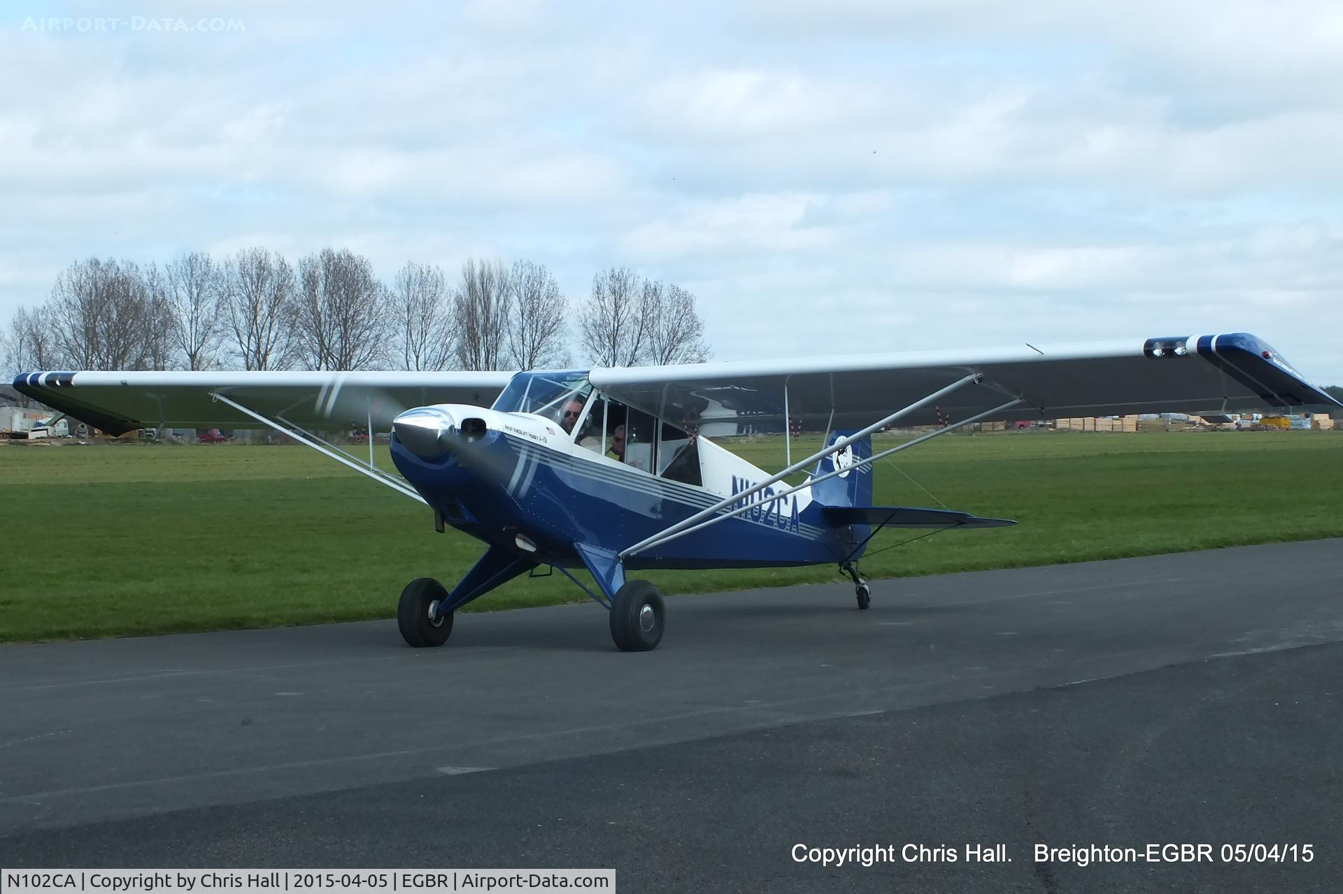 N102CA, 2004 Aviat A-1B Husky C/N 2272, at the Easter Homebuilt Aircraft Fly-in