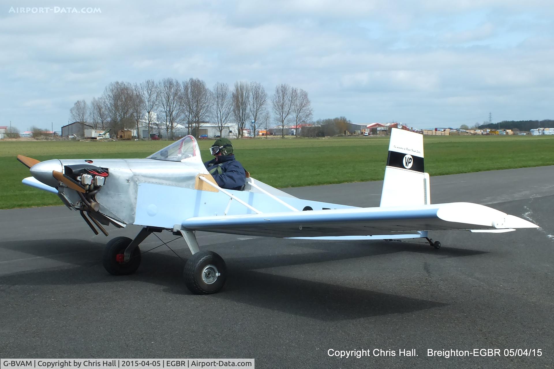 G-BVAM, 1993 Evans VP-1 Volksplane C/N PFA 062-12132, at the Easter Homebuilt Aircraft Fly-in