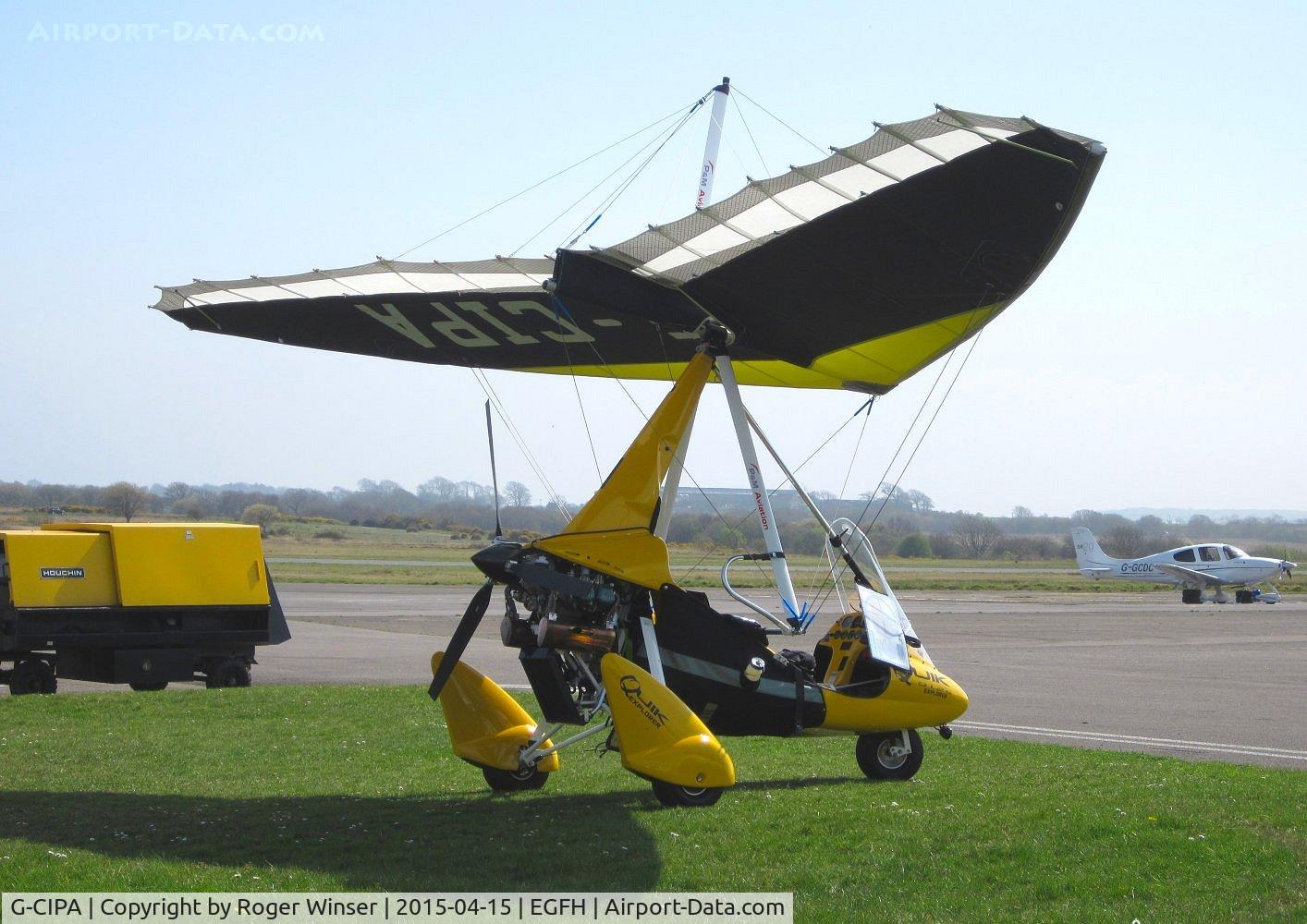 G-CIPA, 2015 Pegasus Quik GTR Explorer C/N 8709, Visiting flexwing aircraft.