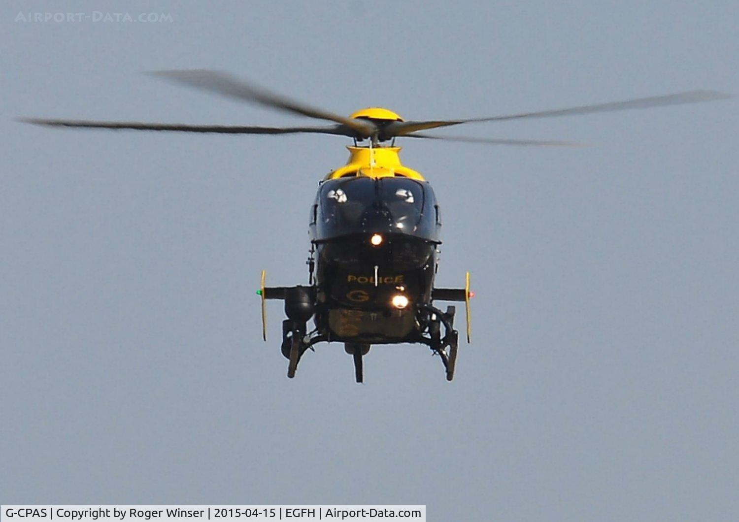 G-CPAS, 2010 Eurocopter EC-135P-2+ C/N 0920, Visiting helicopter operated by the National Police Air Service to provide air support in the South Wales area.