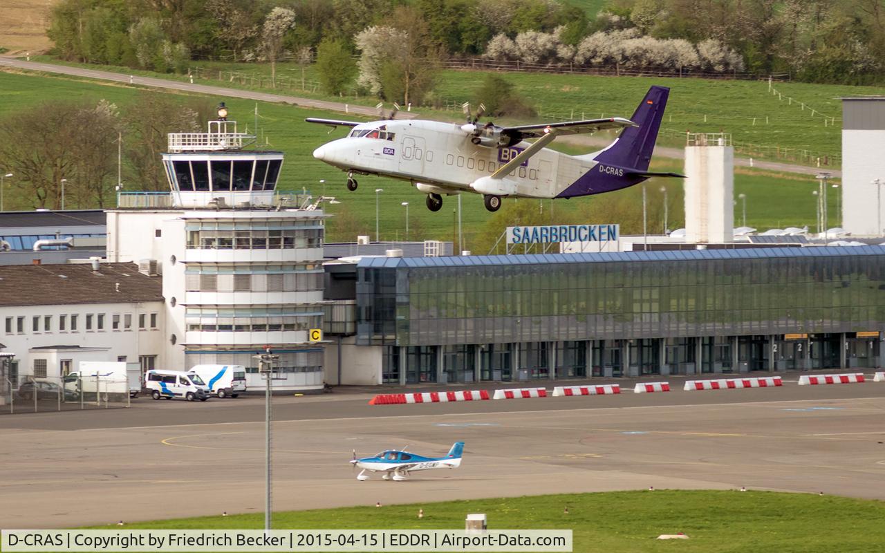 D-CRAS, 1988 Short 360-300/F C/N SH3744, departure via RW27