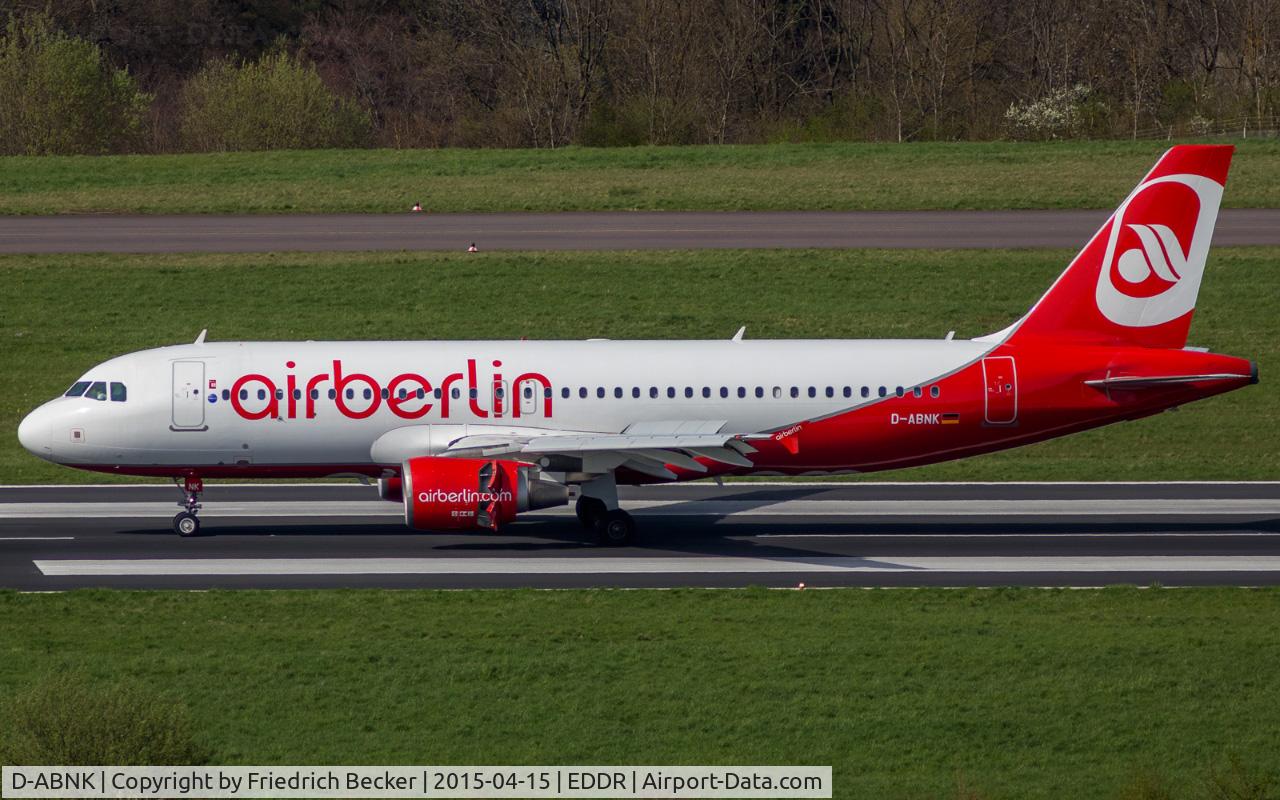 D-ABNK, 2002 Airbus A320-214 C/N 1769, decelerating after touchdown
