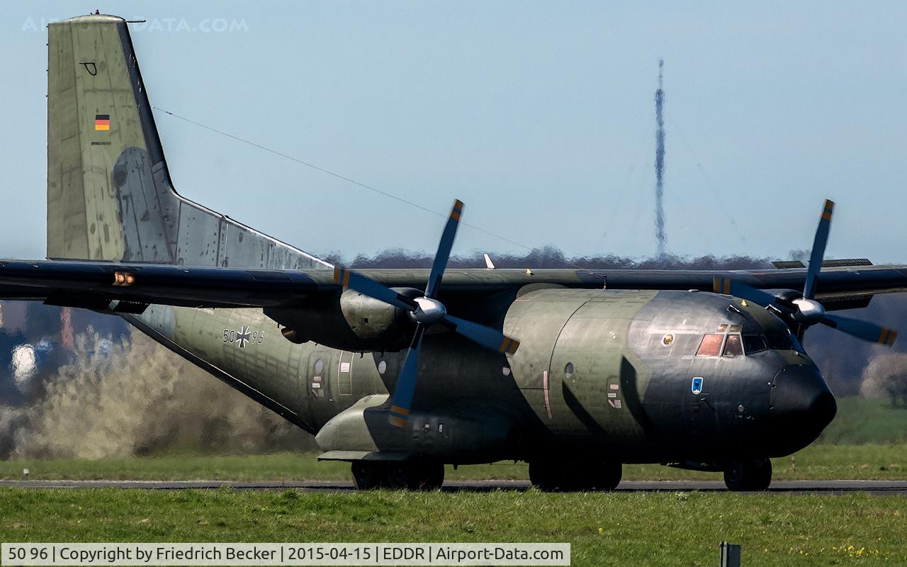 50 96, Transall C-160D C/N D133, decelerating after touchdown