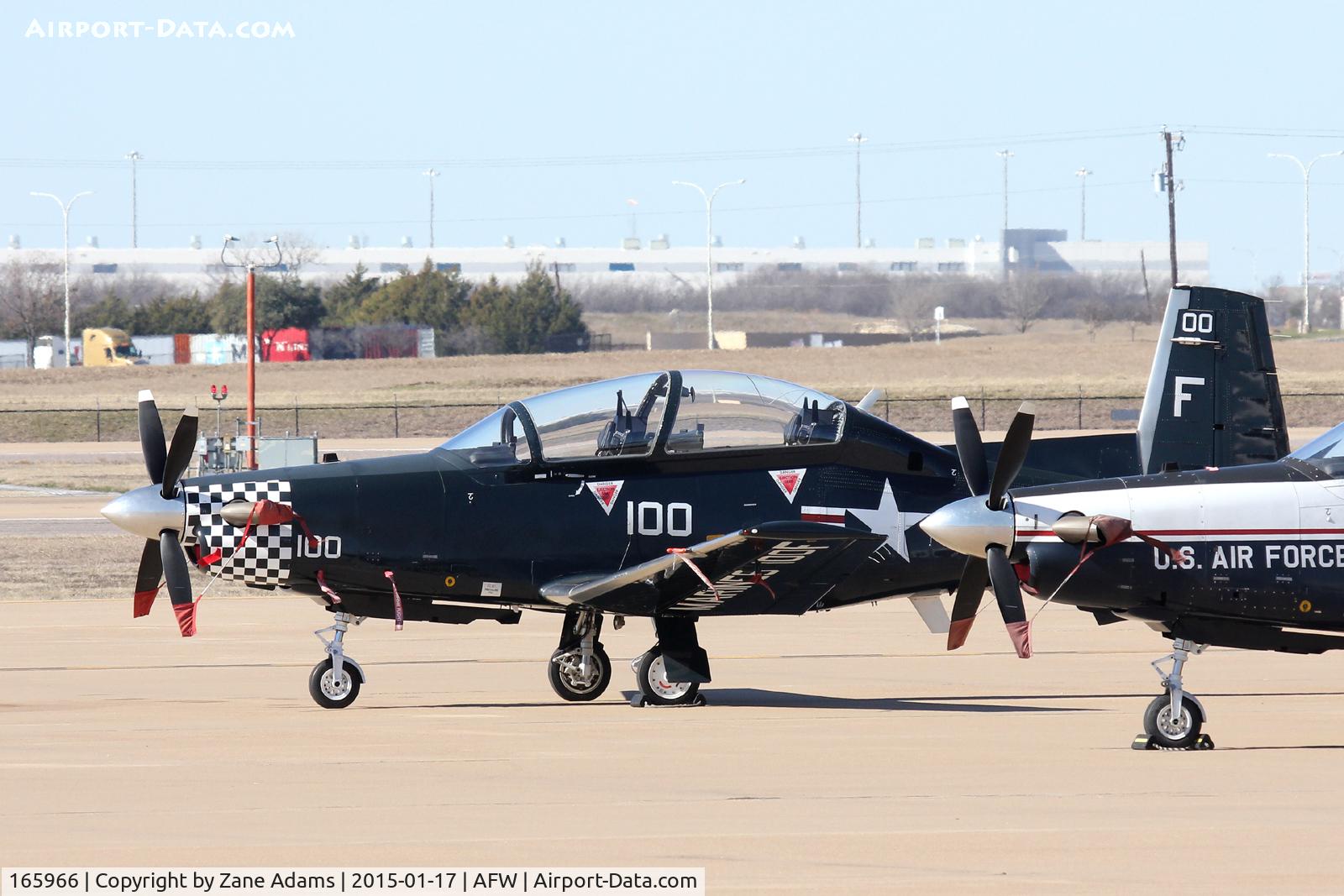 165966, Raytheon T-6A Texan II C/N PT-109, On the ramp at Alliance Airport - Fort Worth, TX