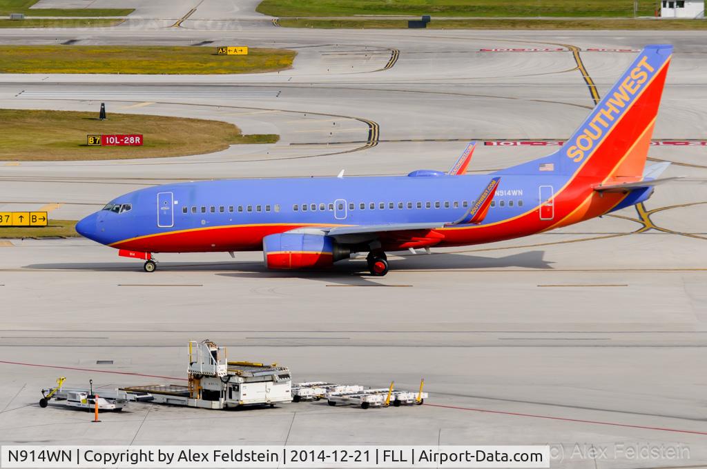 N914WN, 2008 Boeing 737-7H4 C/N 36622, Ft. Lauderdale
