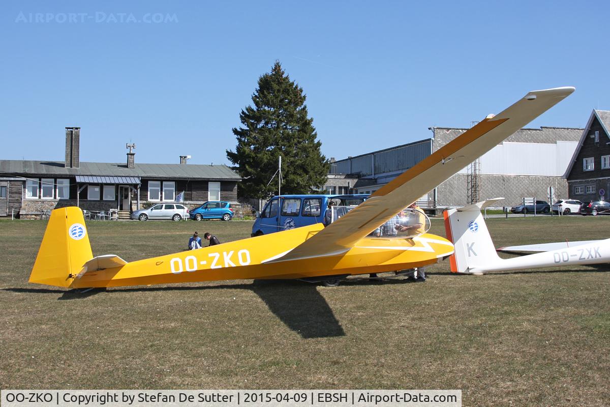 OO-ZKO, 1970 Schleicher ASK-13 C/N 13244, @ EBSH. First picture.