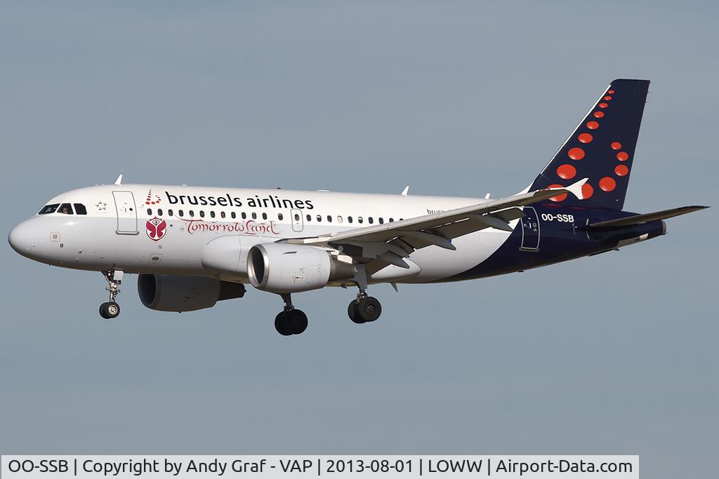 OO-SSB, 2005 Airbus A319-111 C/N 2400, Brussels Airlines A319