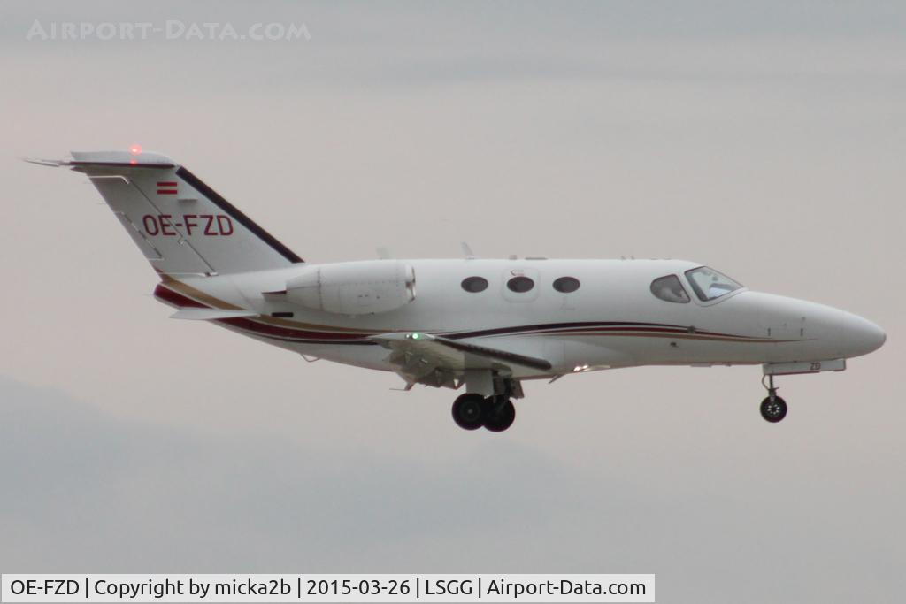 OE-FZD, 2009 Cessna 510 Citation Mustang Citation Mustang C/N 510-0216, Landing