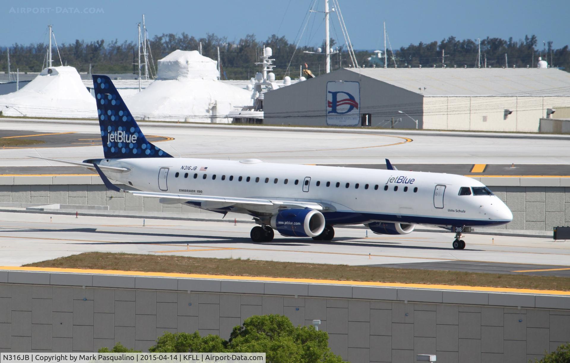 N316JB, Embraer ERJ-190-100 IGW 190AR C/N 19000292, ERJ 190-100 IGW