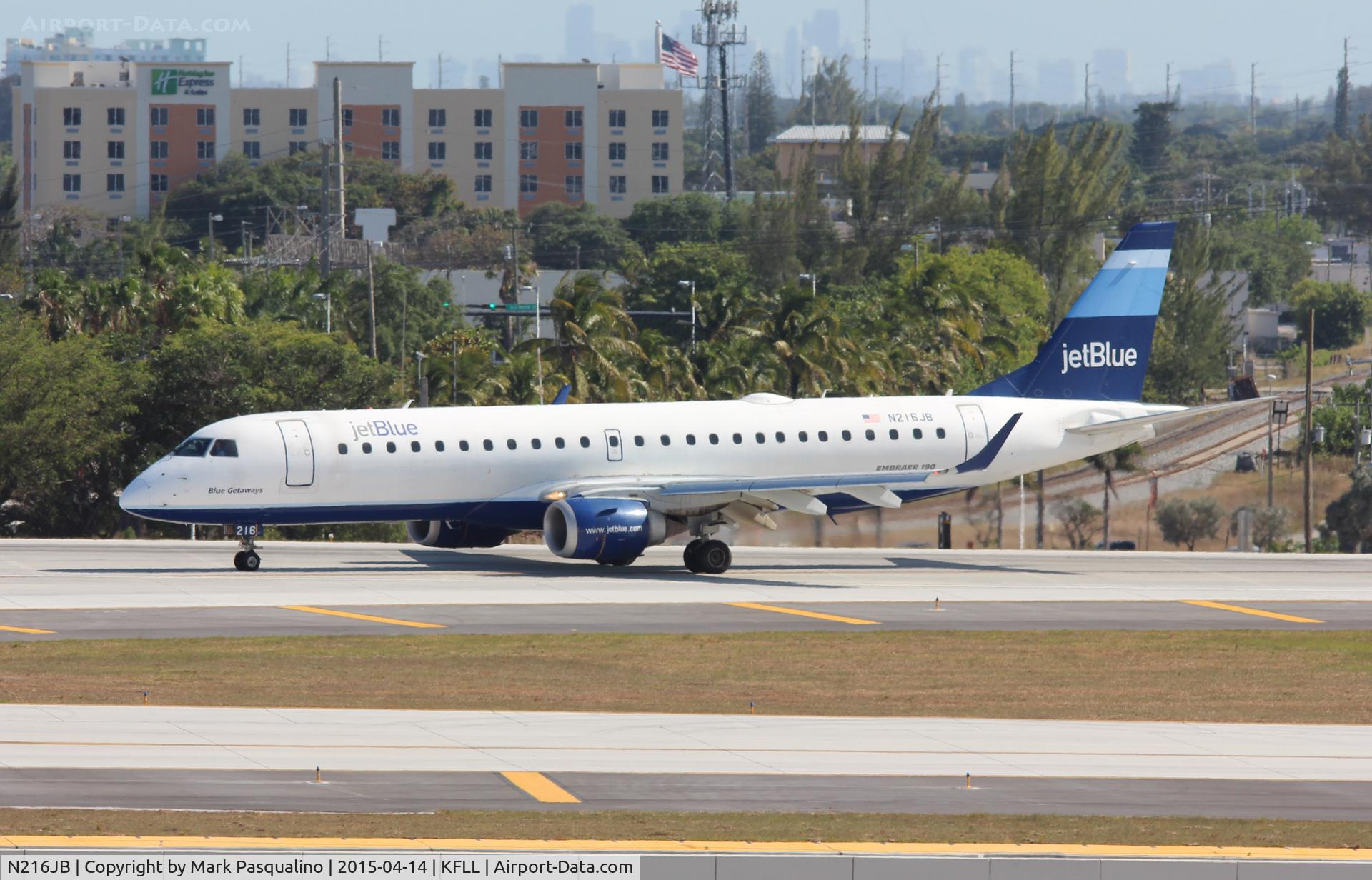 N216JB, 2006 Embraer 190AR (ERJ-190-100IGW) C/N 19000026, ERJ 190-100 IGW